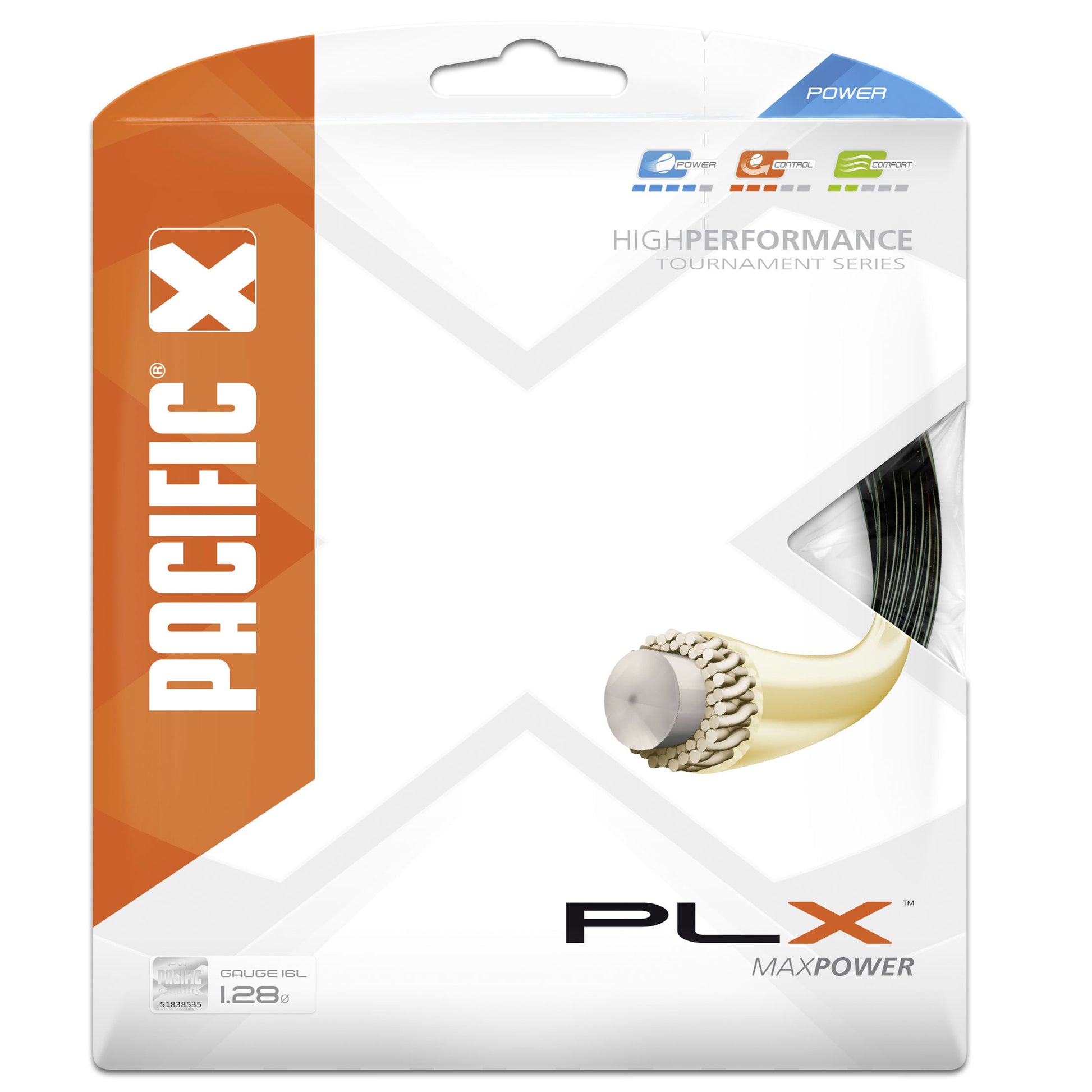 Pacific PLX Zestaw Naciągów 12,2m-Czarny