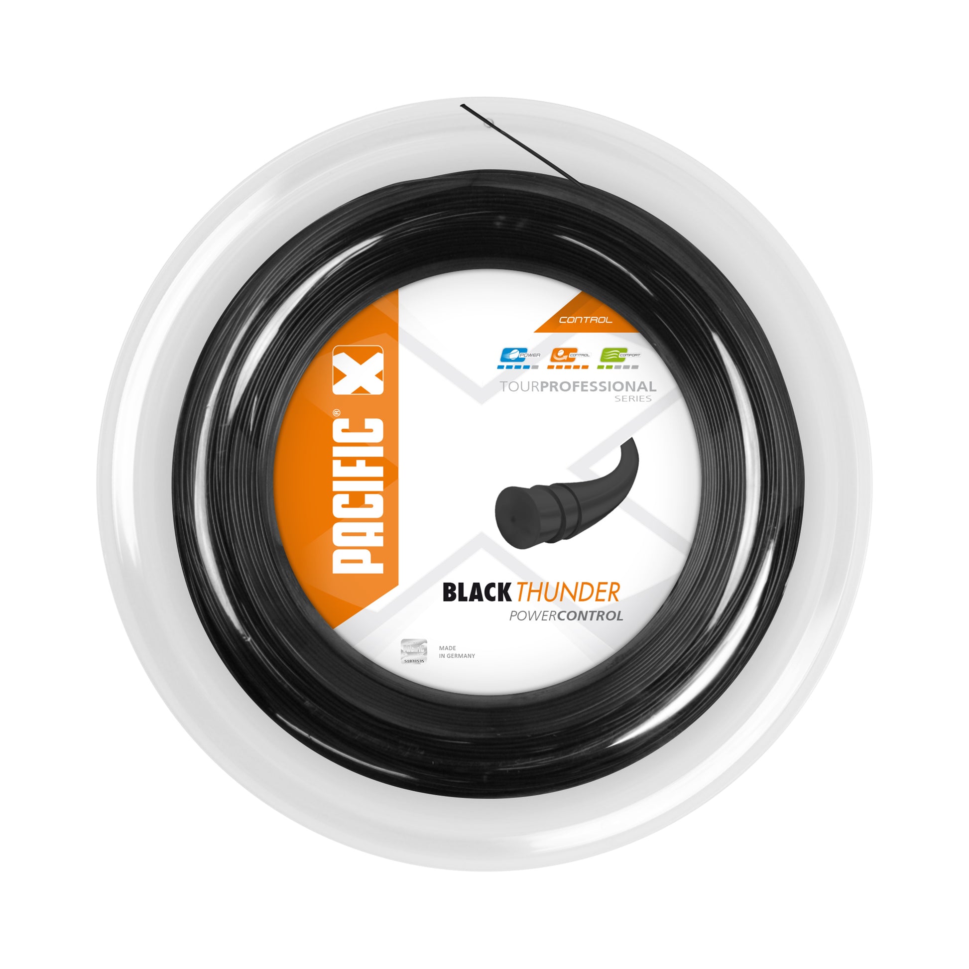 Pacific Black Thunder Szpula Do Naciągów 200m-Czarny
