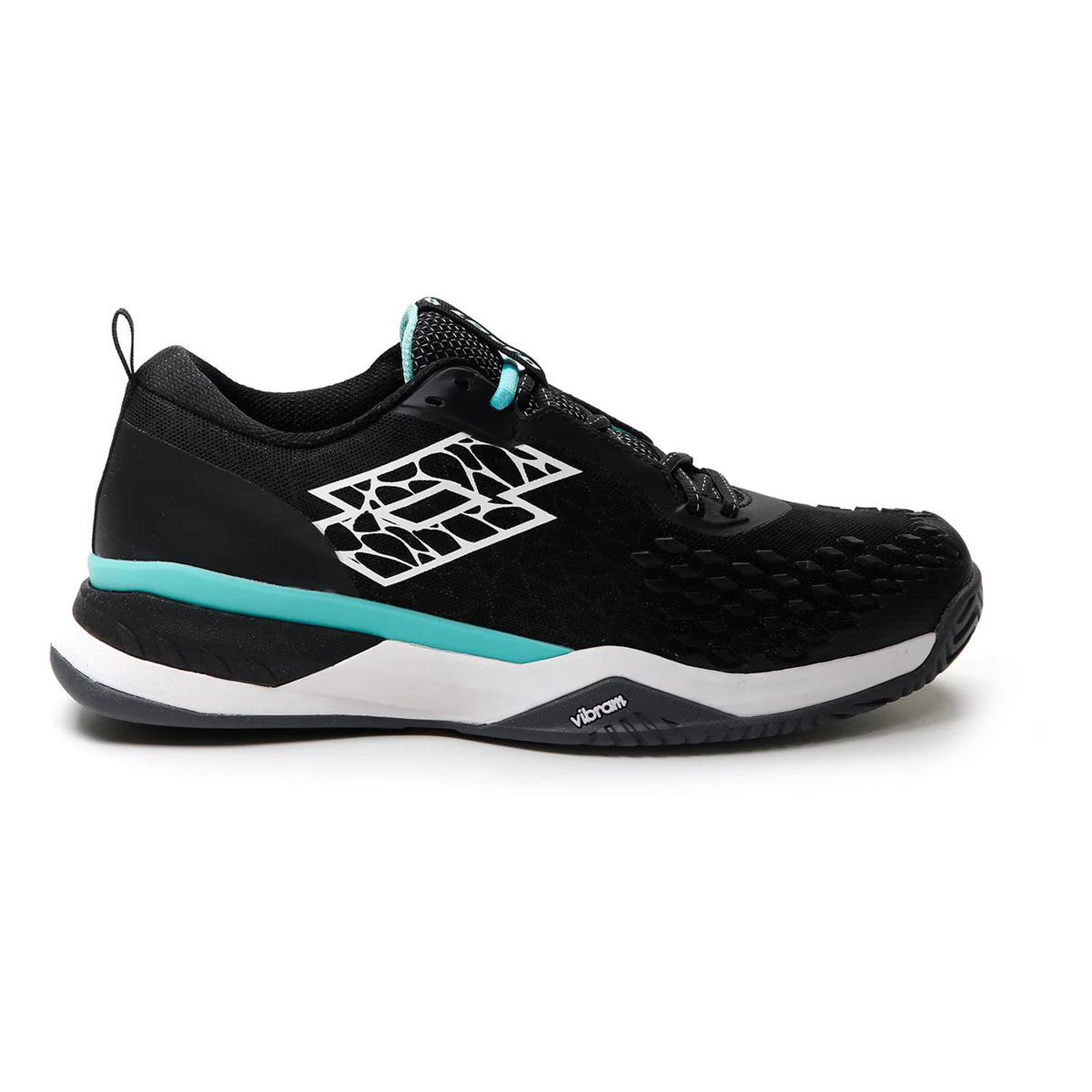 Lotto Raptor Hyperpulse 100 SPD Buty Do Tenisa Allcourt Mężczyźni-Czarny,Biały