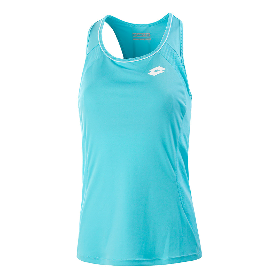 Lotto Squadra PL Tank top Kobiety - jasnoniebieski, biały