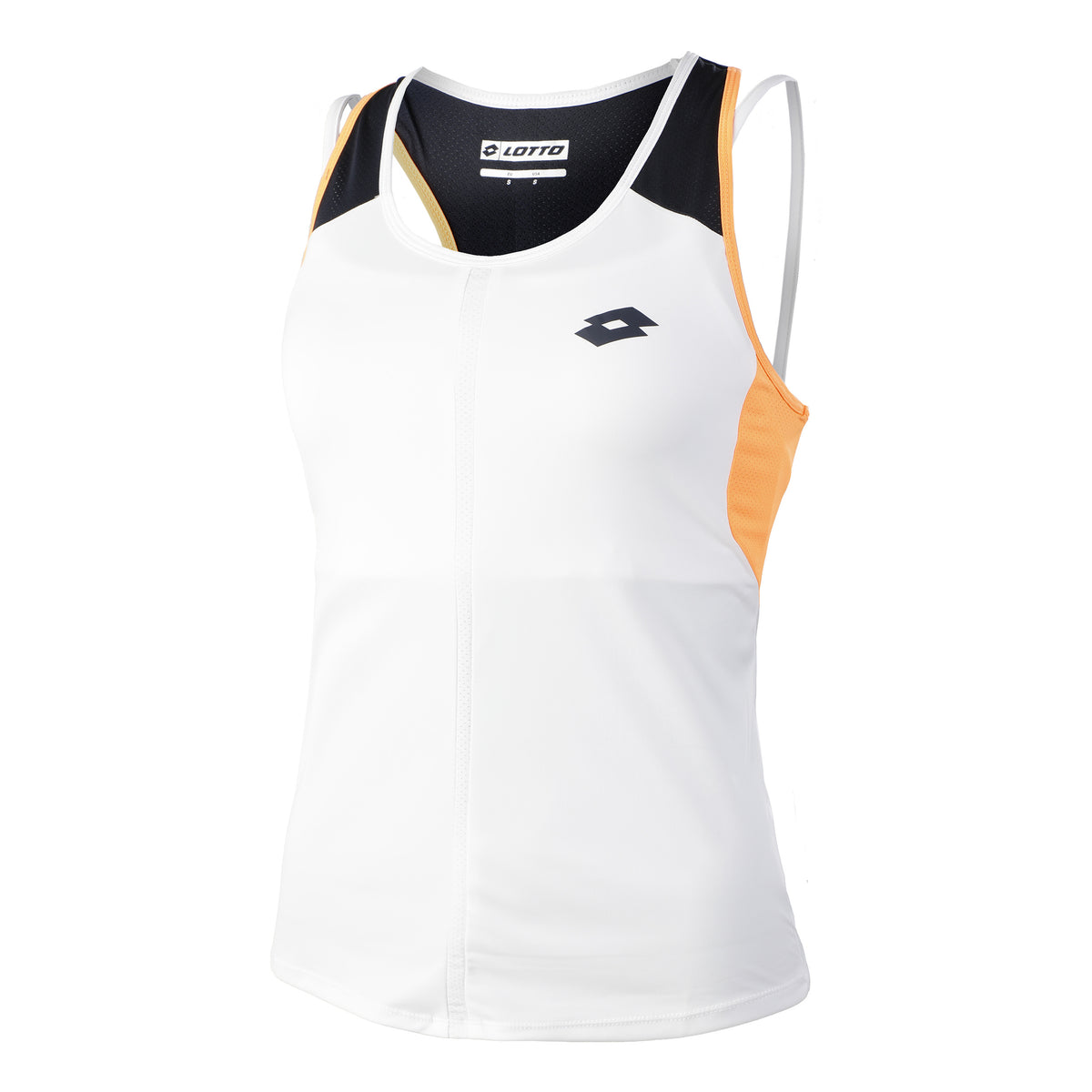 Lotto Top IV 1 Tank top Kobiety - biały, wielokolorowy