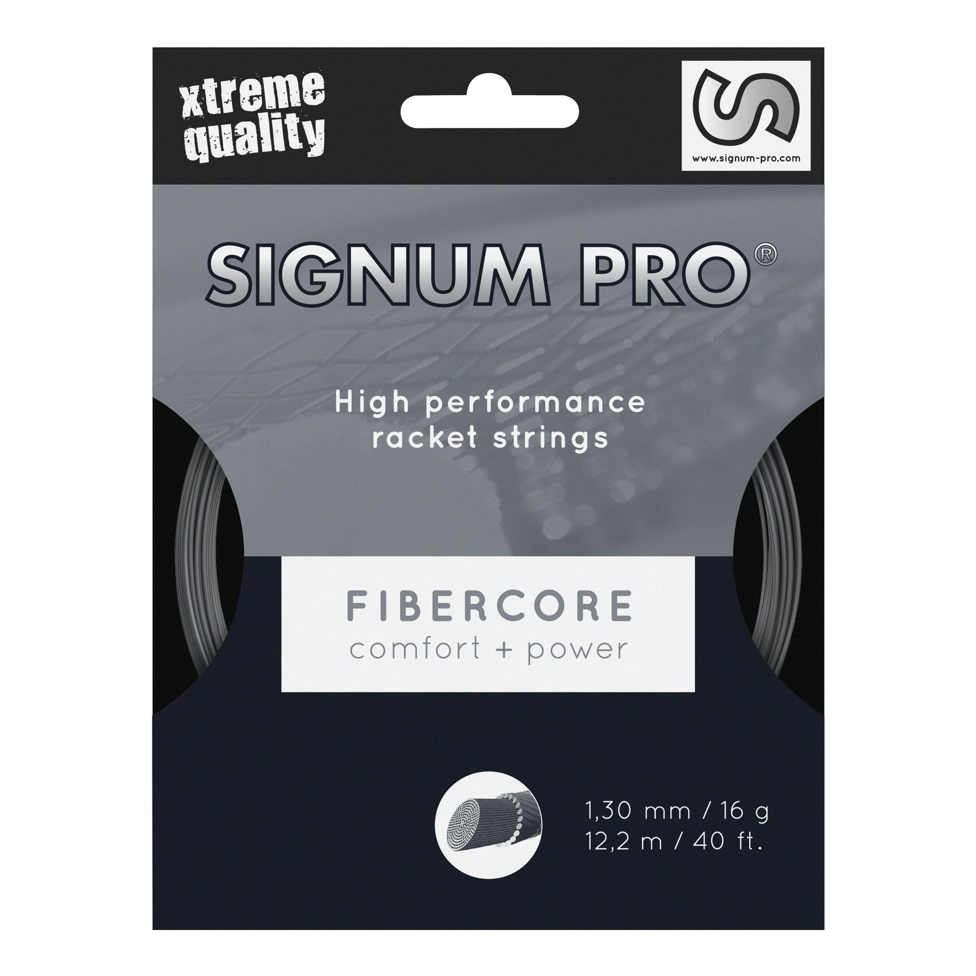 Signum Pro Fibrecore Zestaw Naciągów 12m-Srebrny