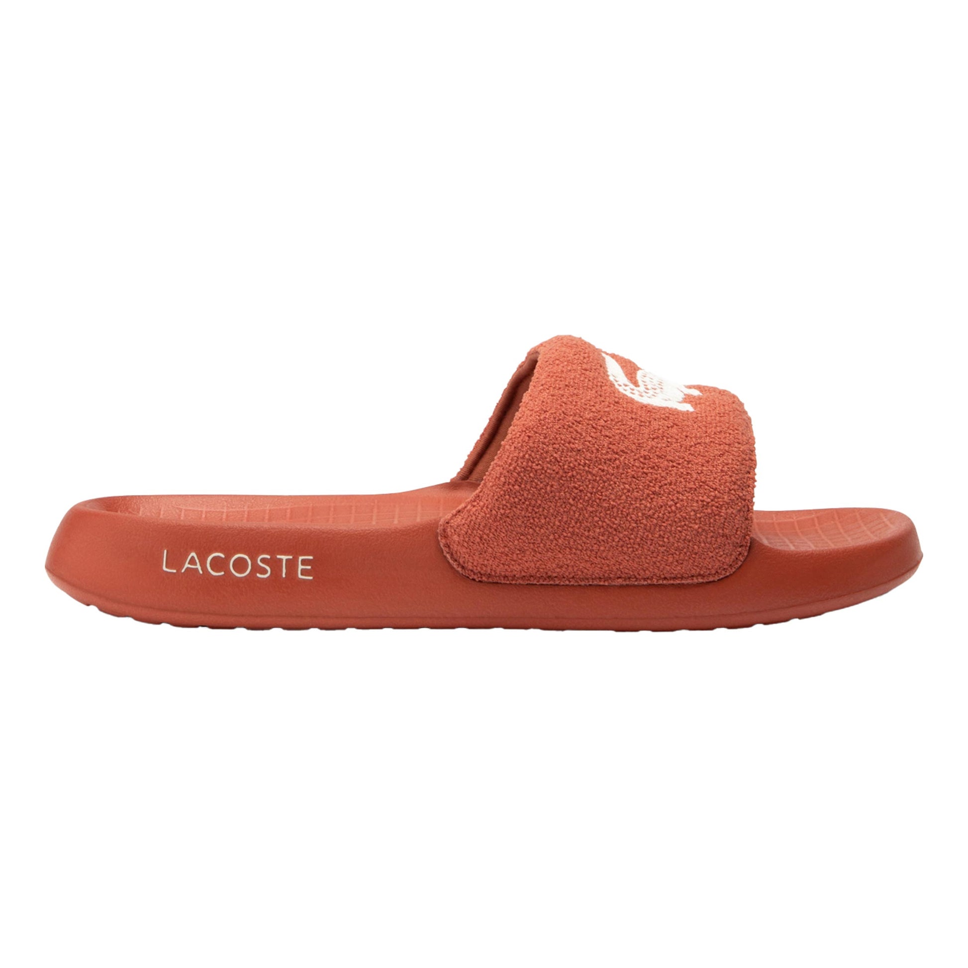 Lacoste Serve Slide 1.0 Klapki kąpielowe Kobiety - czerwone wino,