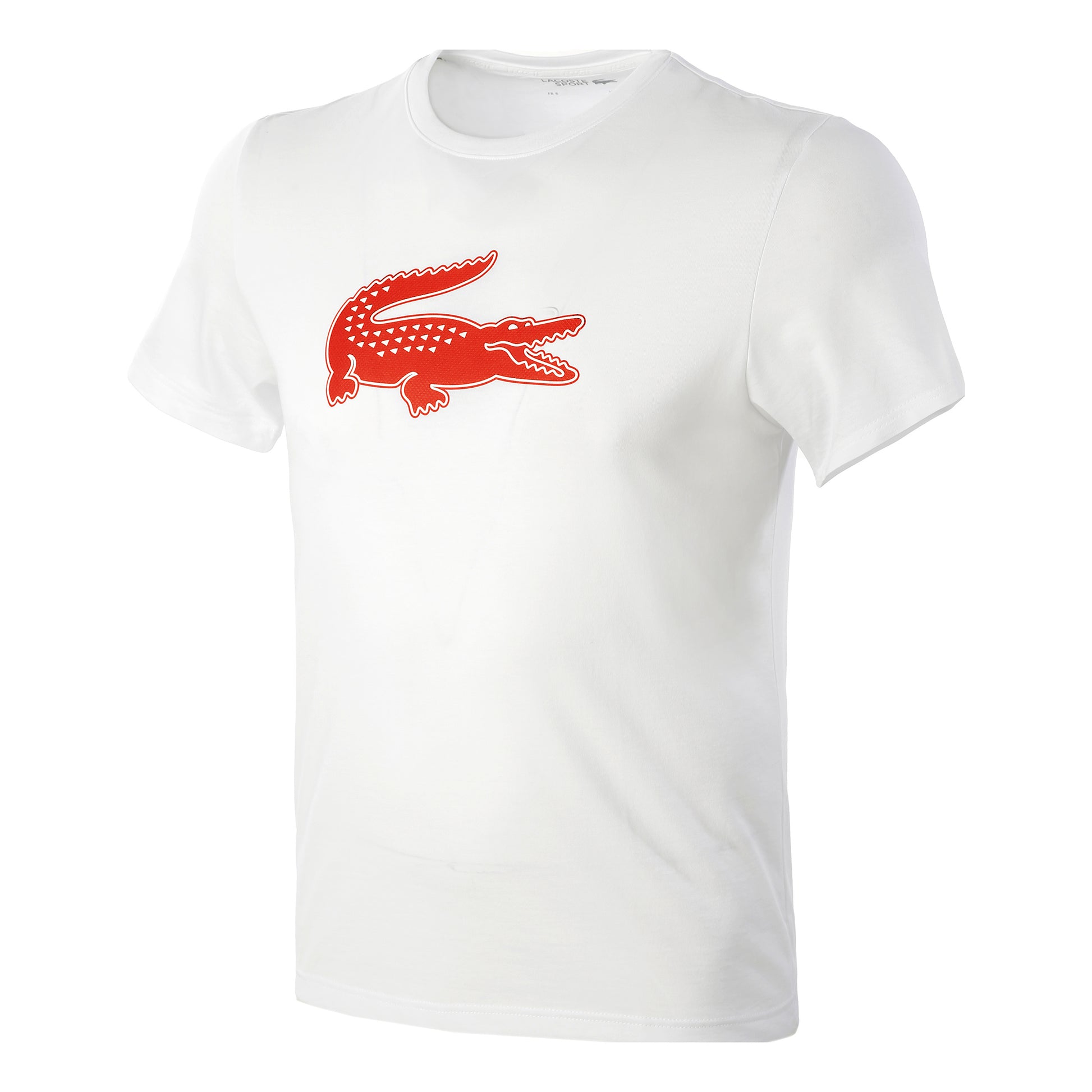 Lacoste Core Koszulka Mężczyźni - biały, czerwony