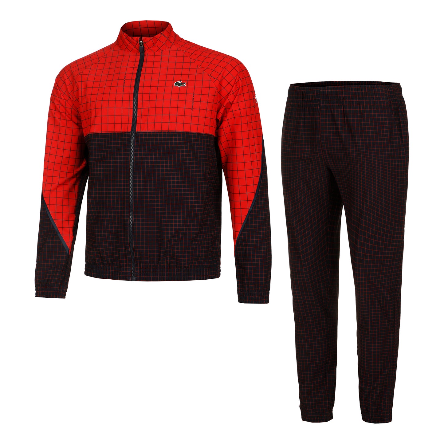 Lacoste Tracksuit Dres Mężczyźni - czerwony, niebieski