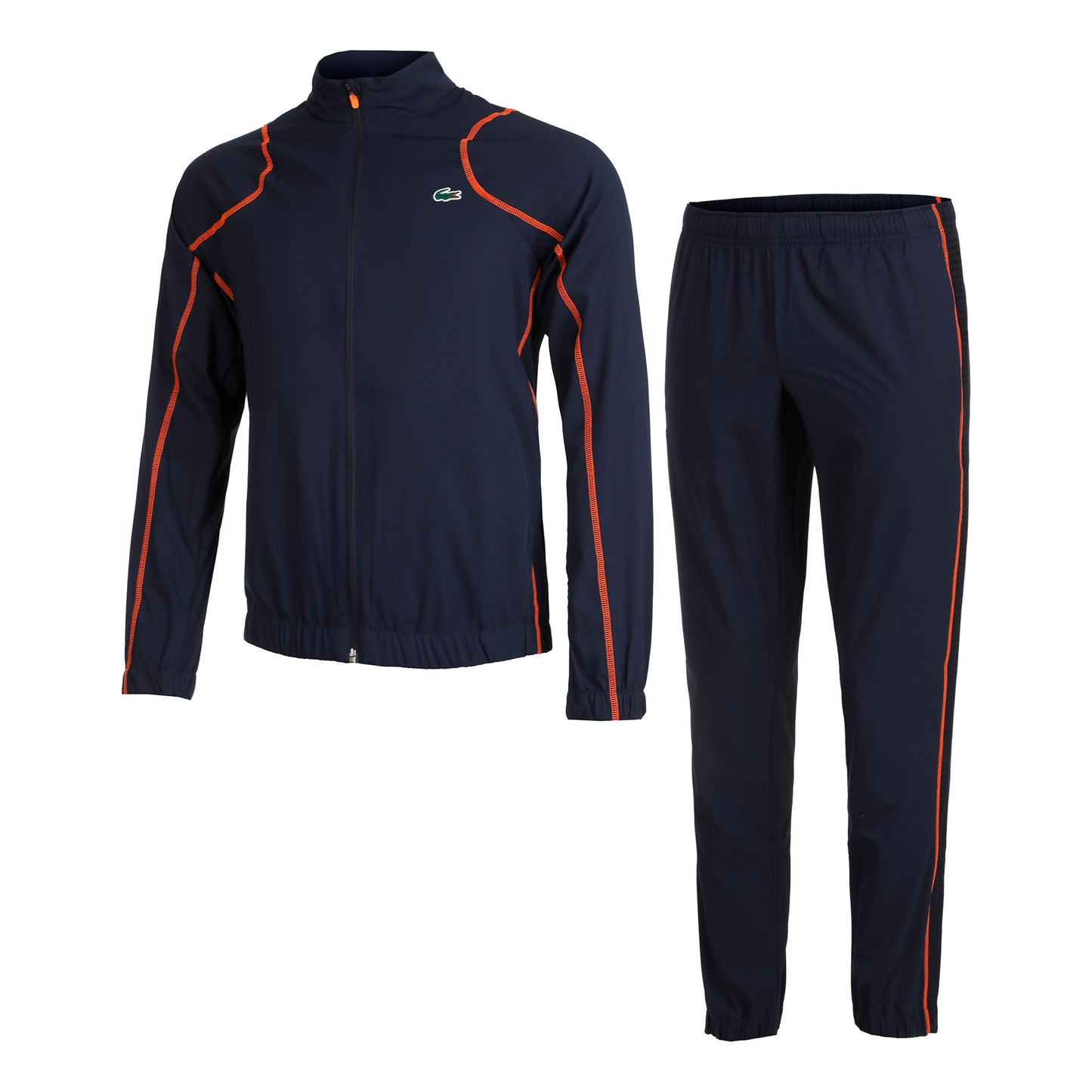 Lacoste Tracksuit Dres Mężczyźni - niebieski, pomarańczowy