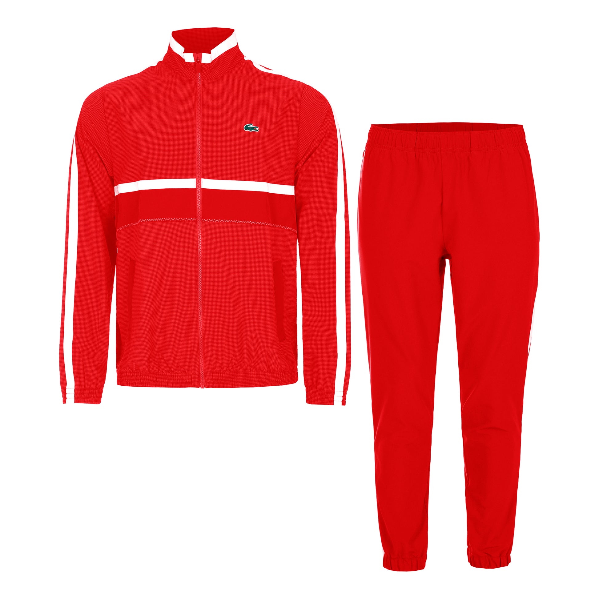 Lacoste Tracksuits Dres Mężczyźni - czerwony, biały