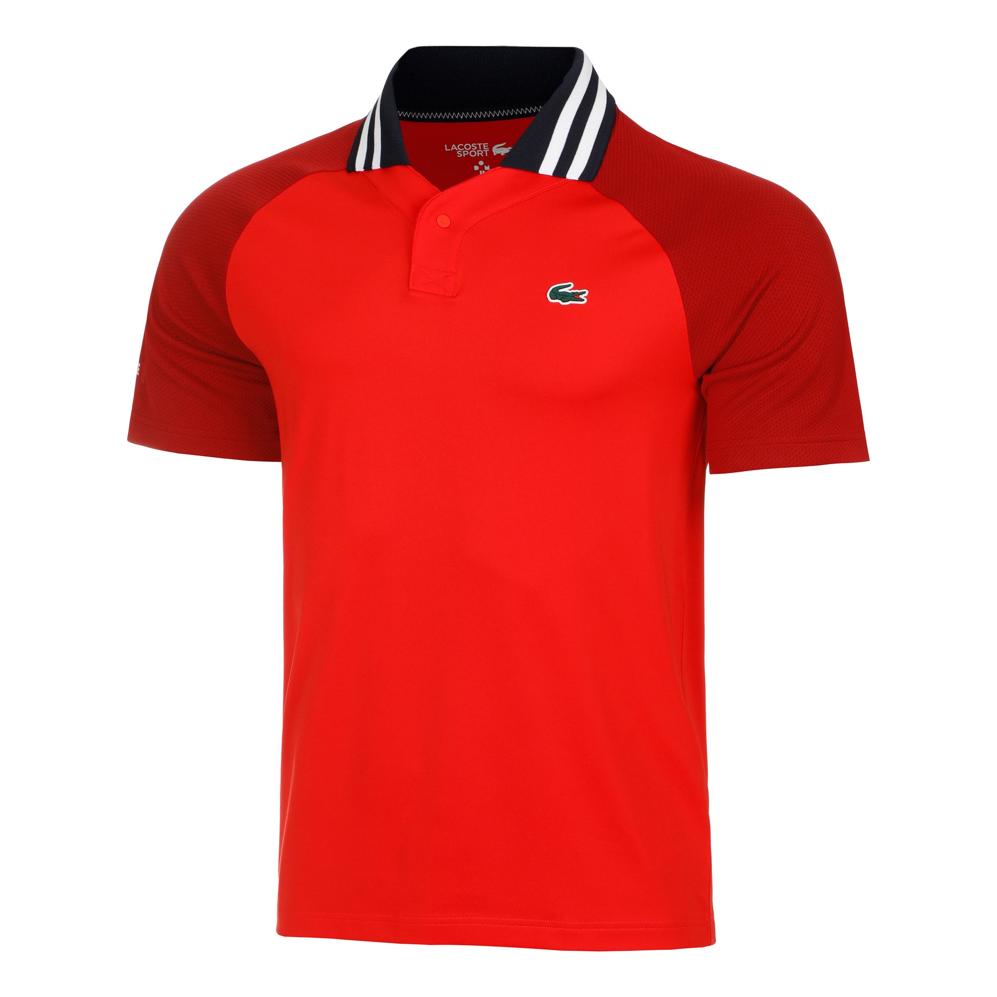 Lacoste Polo Mężczyźni - czerwony, rdza