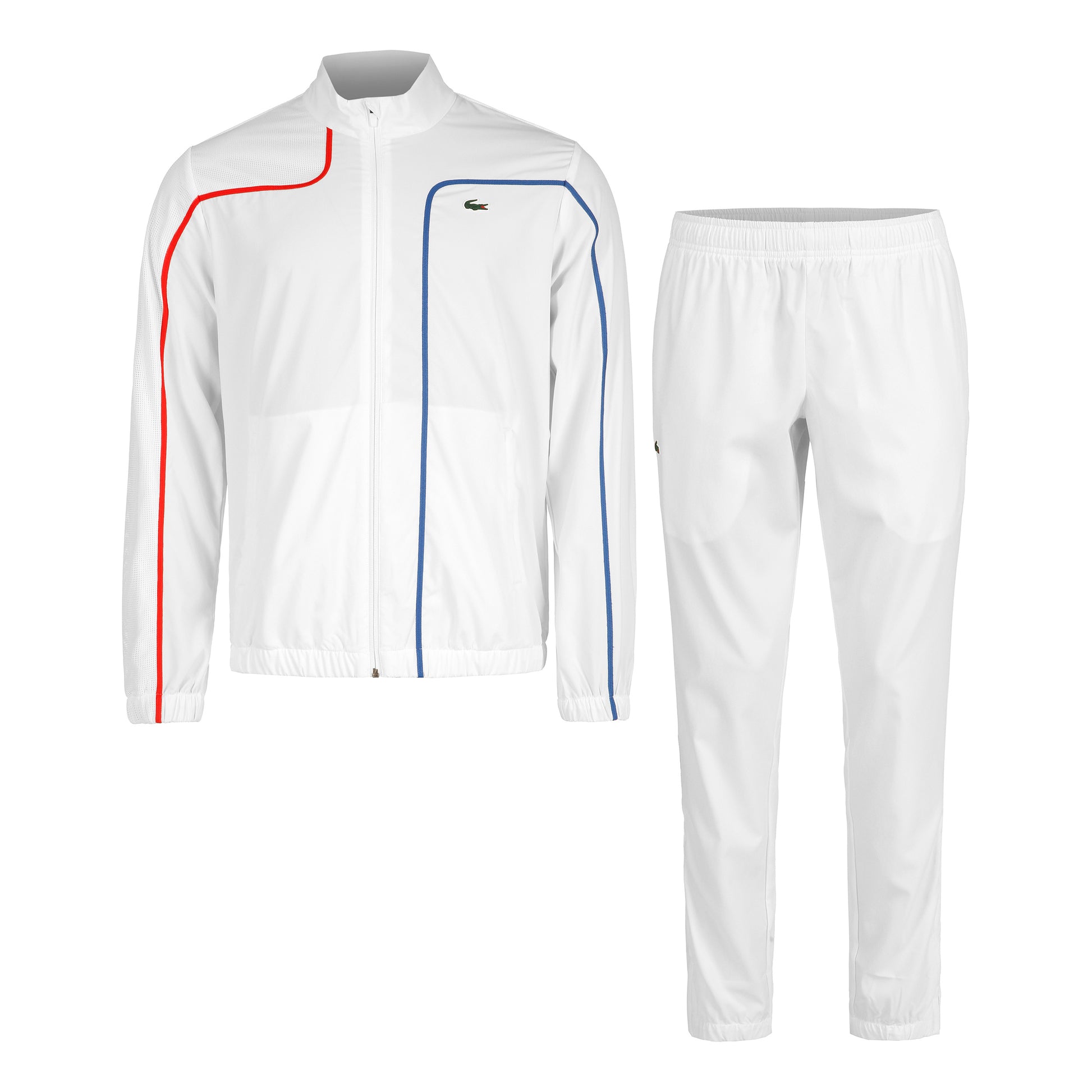 Lacoste Dres Mężczyźni - biały, pomarańczowy