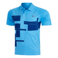 Djokovic Polo Mężczyźni-Niebieski