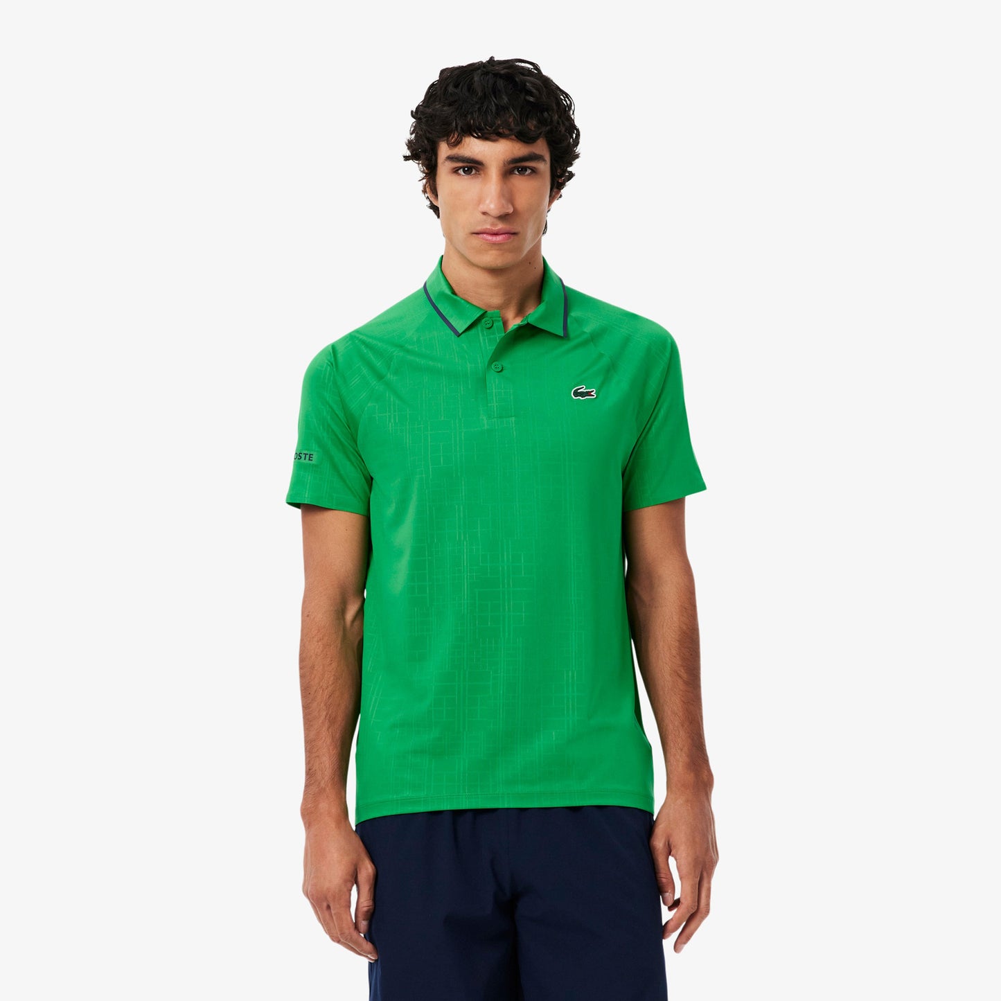 Lacoste Novak Djokovic Polo Mężczyźni - zieleń, biały