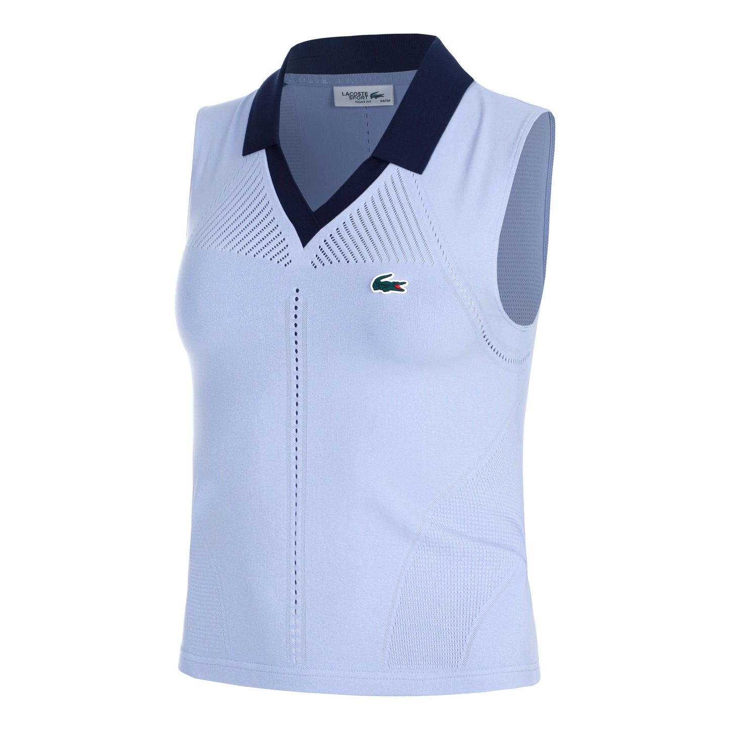 Lacoste Polo - liliowy, ciemnoniebieski