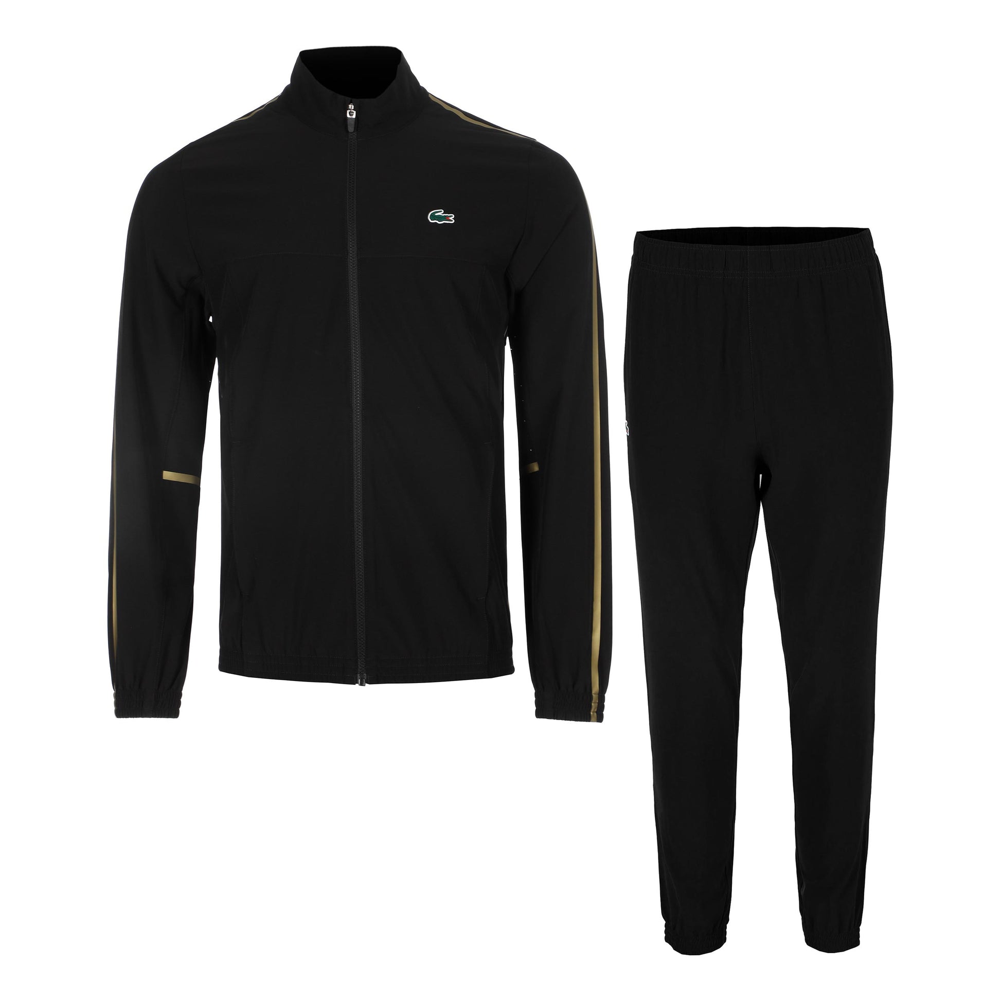 Lacoste Novak Djokovic Dres Mężczyźni-Czarny,Żółty