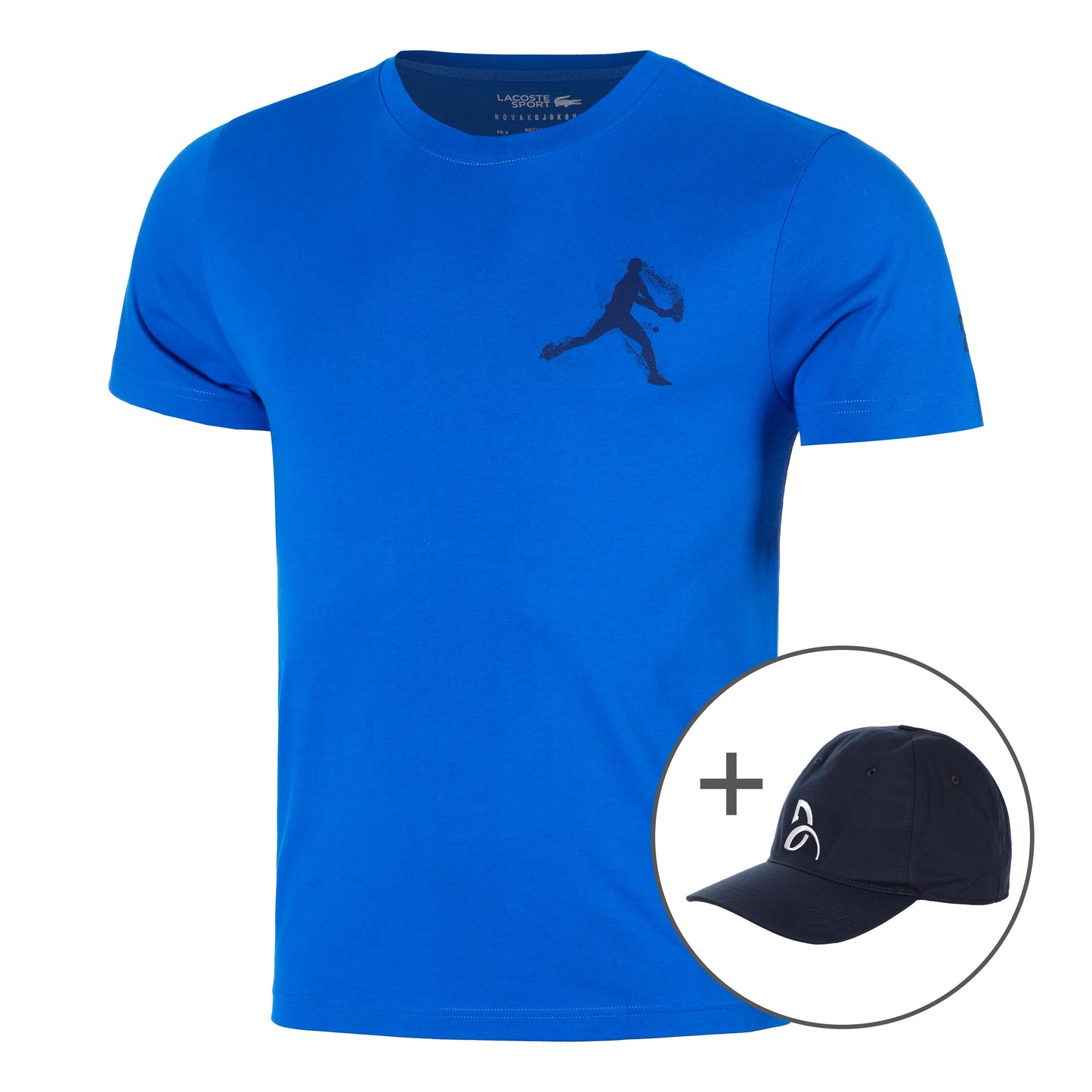 Lacoste Koszulka & Cap Mężczyźni - niebieski, ciemnoniebieski