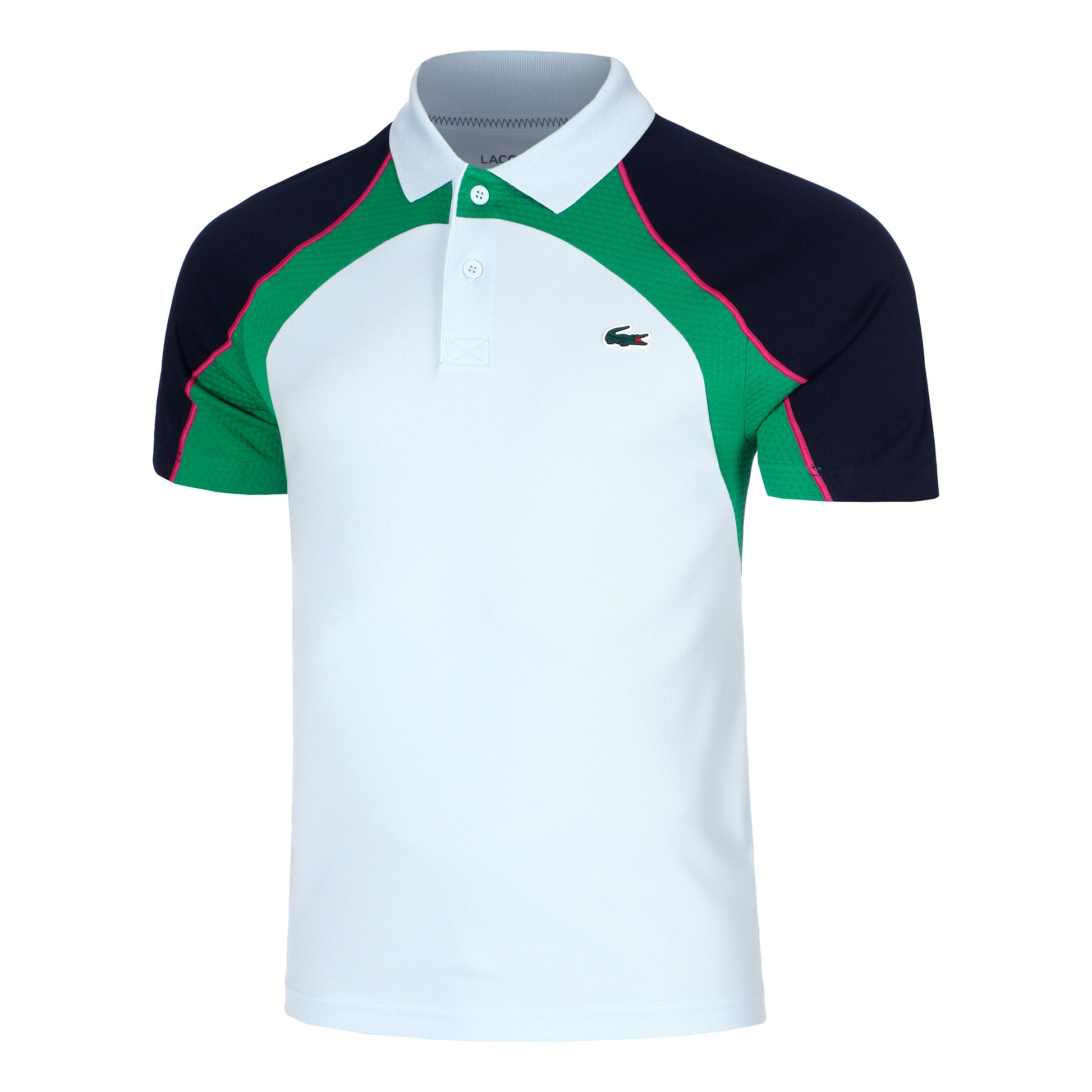 Lacoste Djokovic Polo Mężczyźni - jasnoniebieski, wielokolorowy