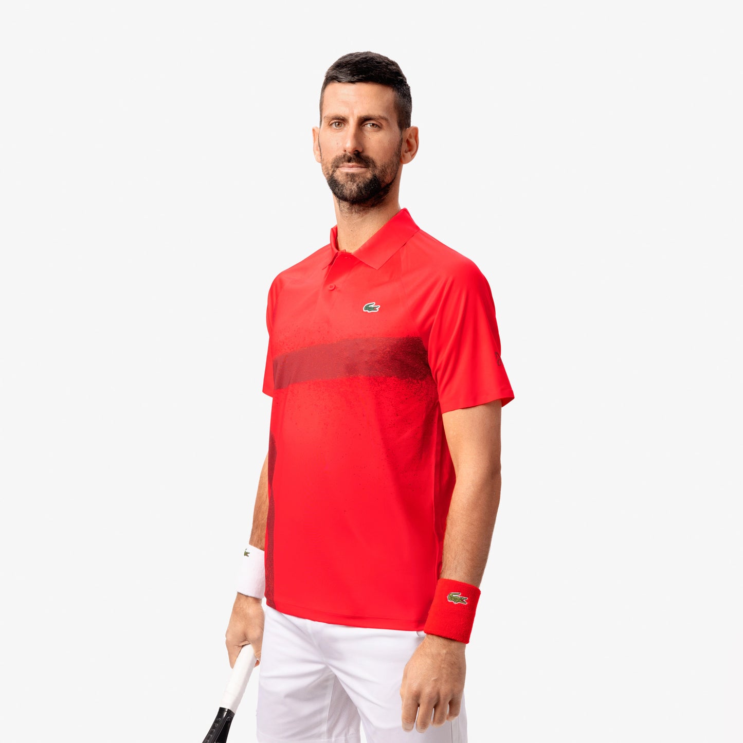 Lacoste Djokovic Polo Mężczyźni-Czerwony