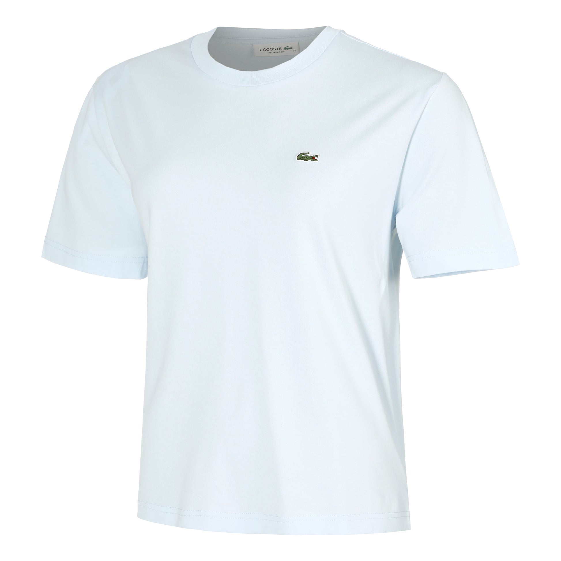 Lacoste Relaxed Fit Plain Soft Koszulka Kobiety-Jasnoniebieski