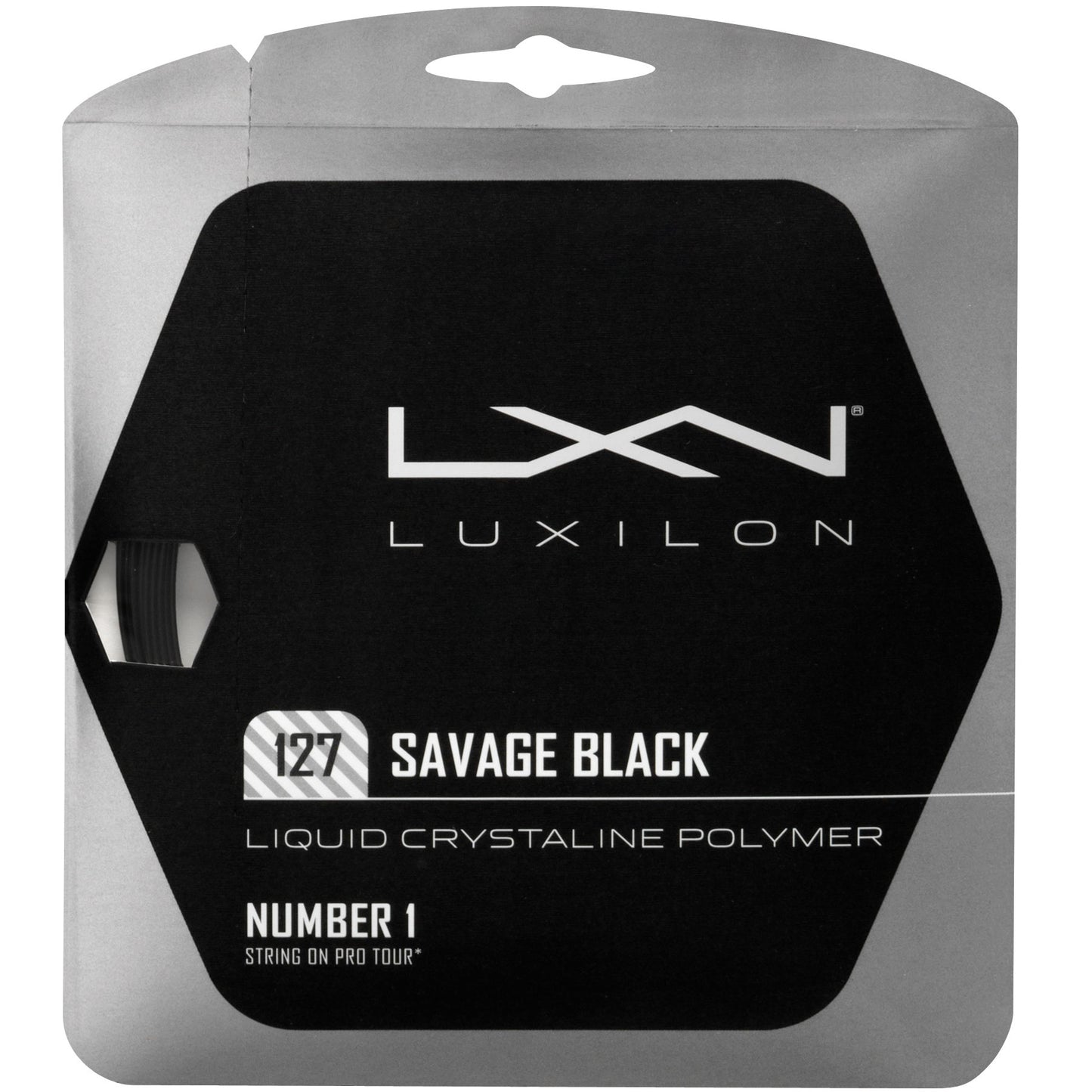 Luxilon Savage  Zestaw naciągów 12,2m - czarny