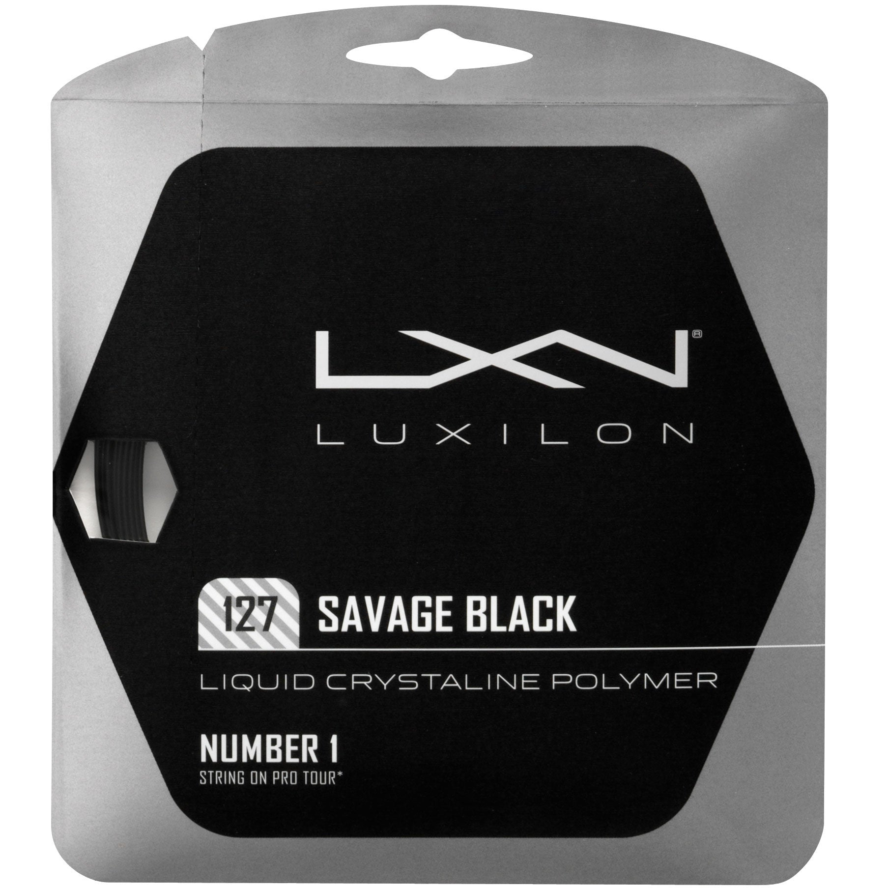 Luxilon Savage  Zestaw naciągów 12,2m - czarny