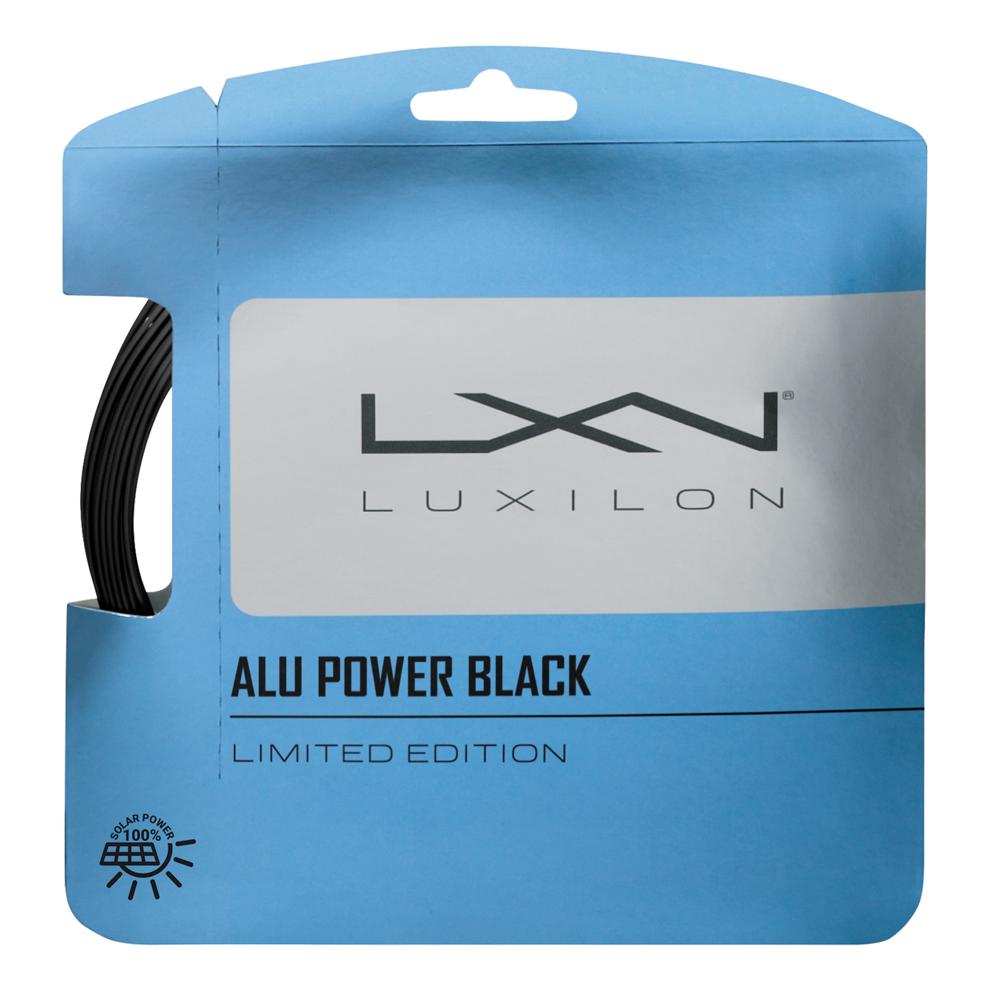 Luxilon Alu Power Black Ltd Zestaw Naciągów 12,2m-Czarny