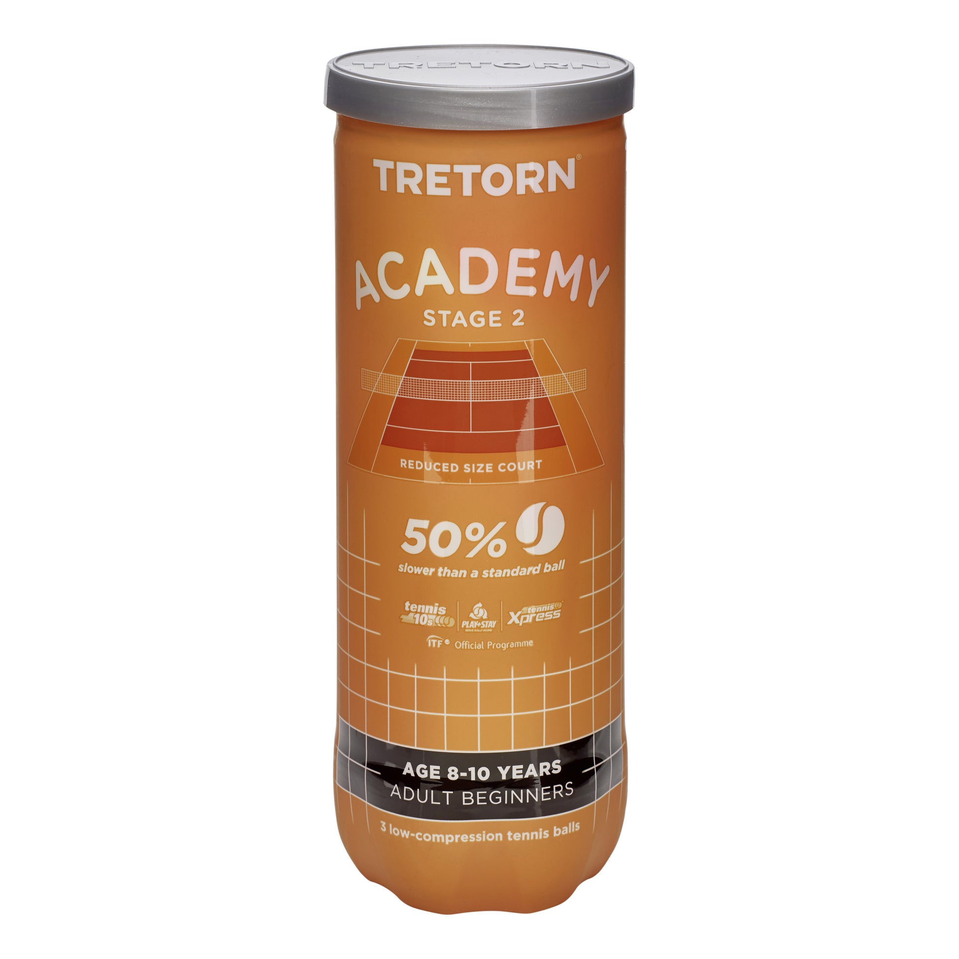 Tretorn Academy Orange (Stage 2) Puszka 3 szt.