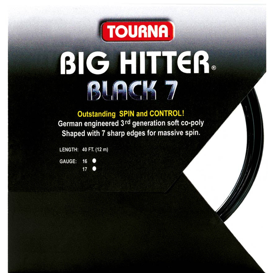 Tourna Tourna Big Hitter 7 Zestaw Naciągów 12m-Czarny