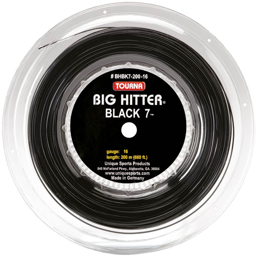 Tourna Big Hitter 7 Szpula Do Naciągów 220m-Czarny