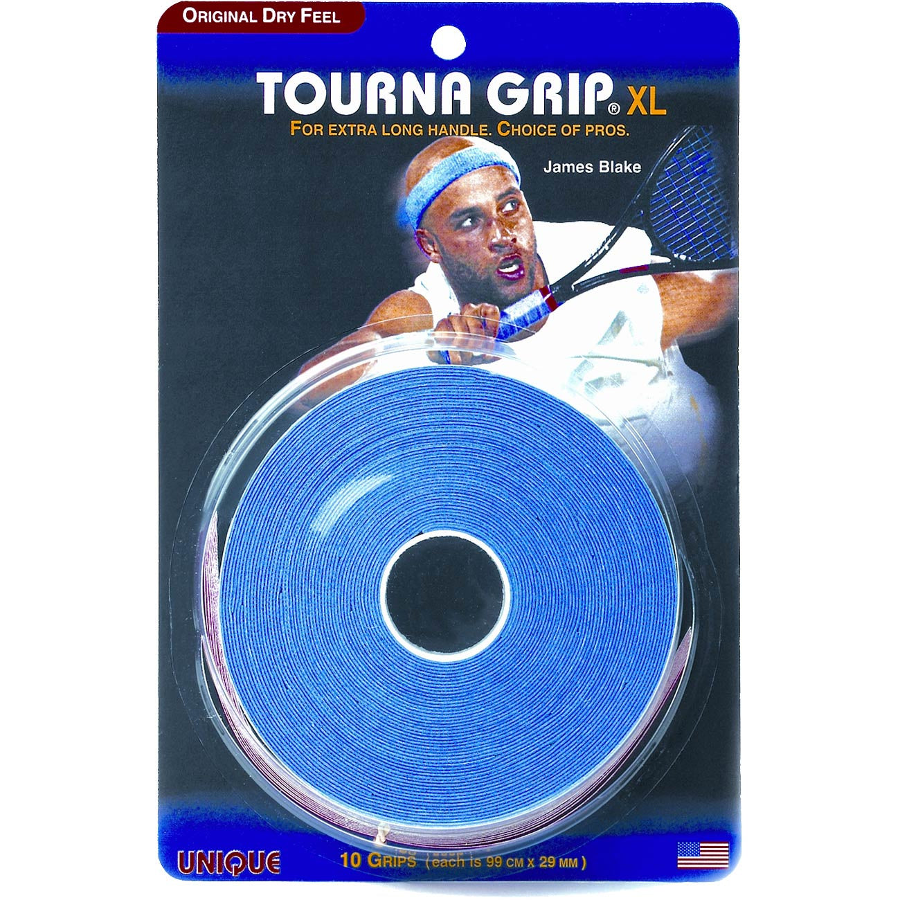 Tourna Grip XL Opakowanie 10 Szt.-Niebieski