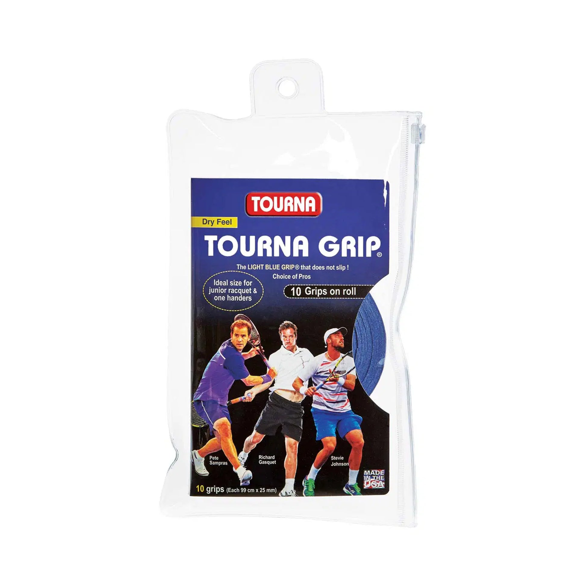 Tourna Grip Standard Opakowanie 10 Szt.-Niebieski