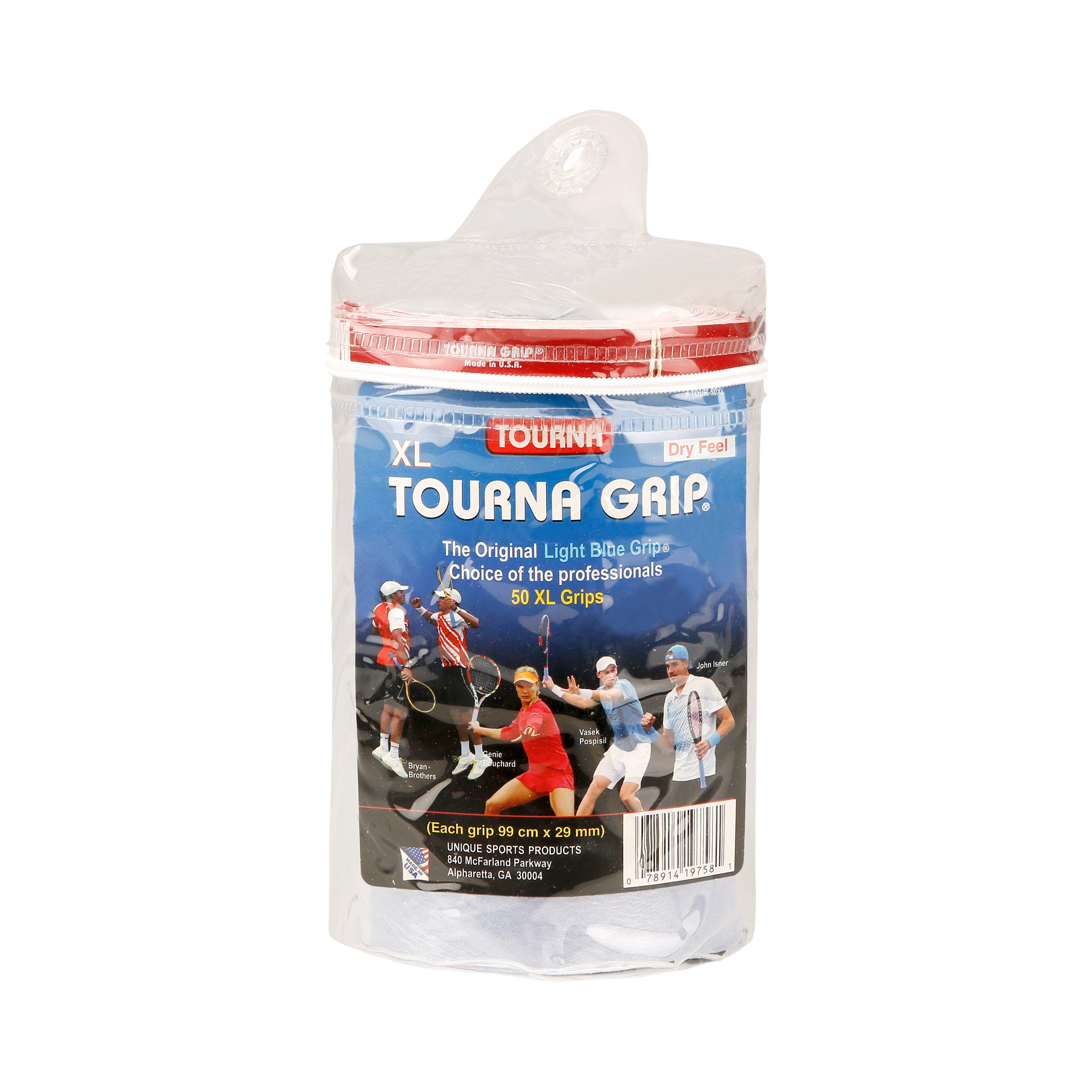 Tourna Grip Tour XL Opakowanie 50 Szt.-Niebieski