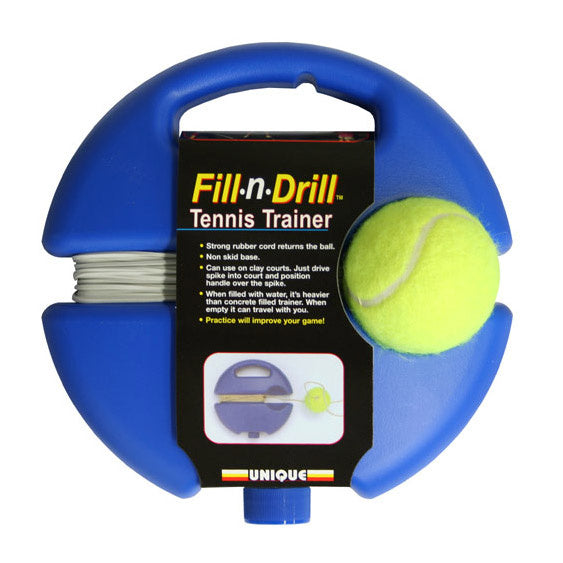 Tourna Fill & Drill Sprzęt Do Treningu Tenisa-Niebieski,Żółty