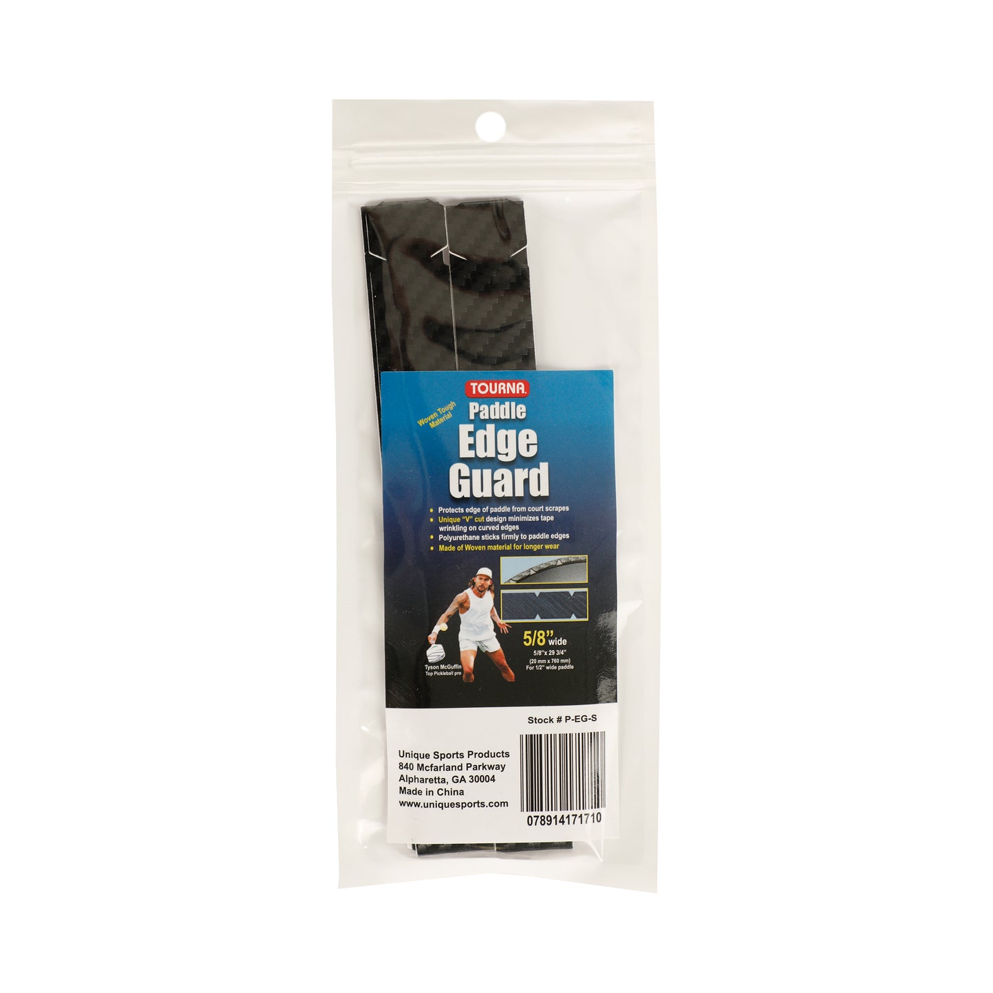 Tourna Padel Edge Guard Wooven 15mm Pasek ochronny na ramę do gry w pickleball