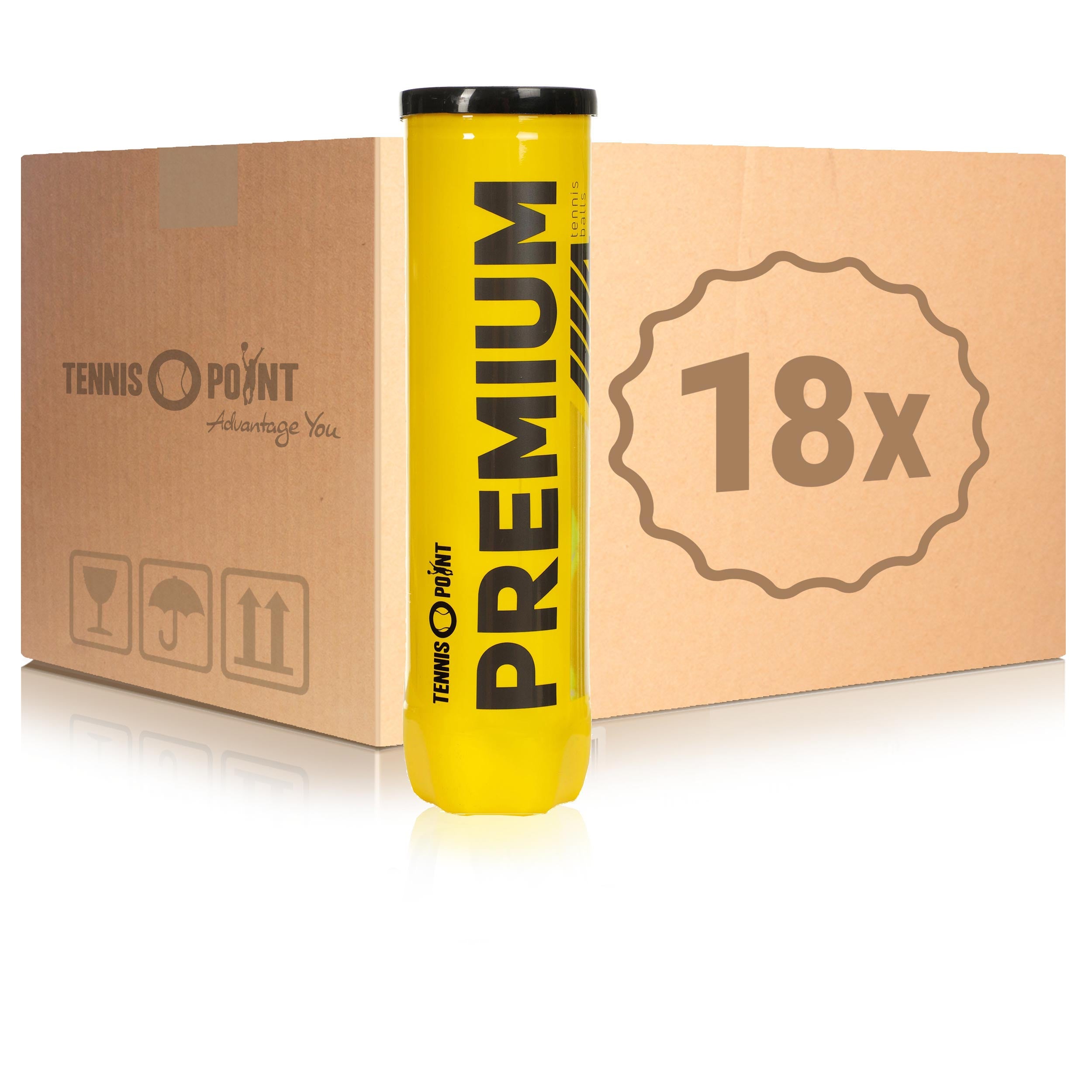 Tennis-Point 18x puszka 4 szt. Premium W KARTONIE