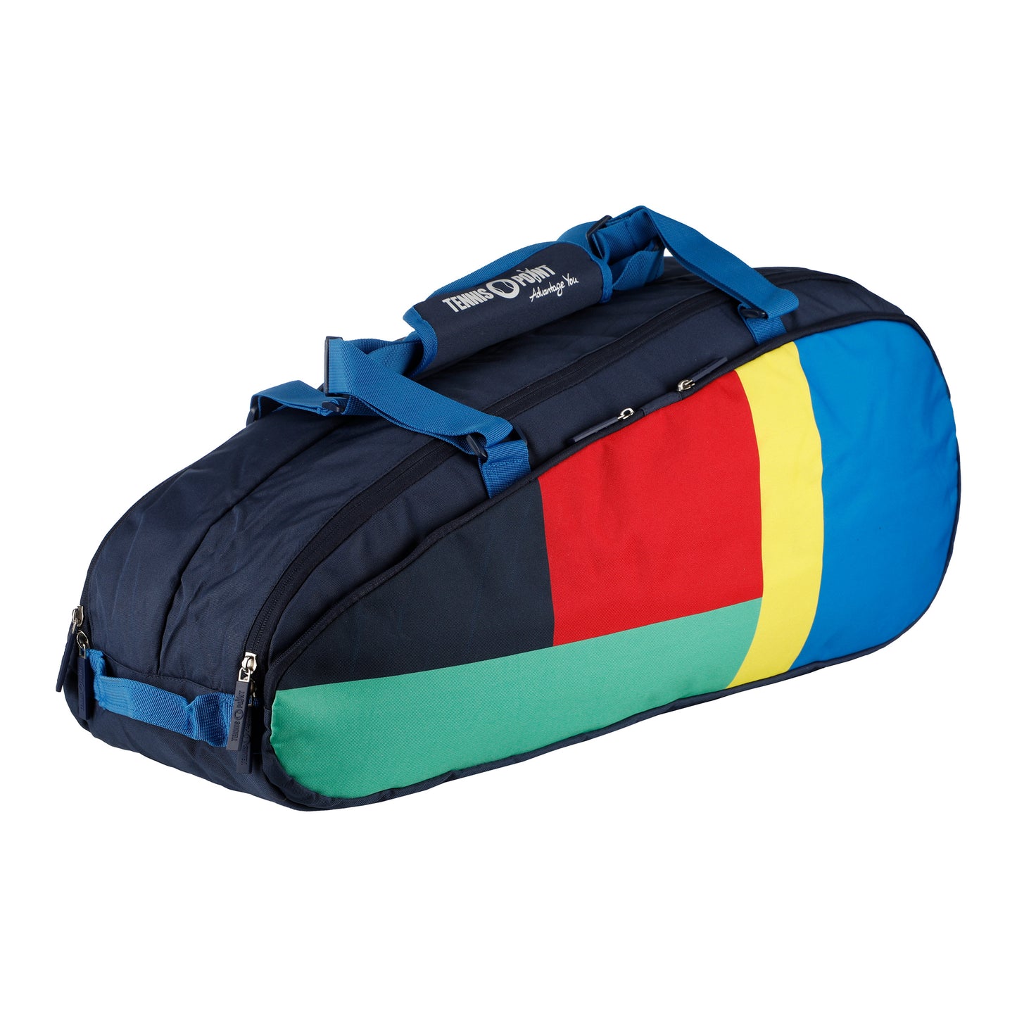 Tennis-Point Premium Colourblock 9R Torba na rakiete - ciemnoniebieski