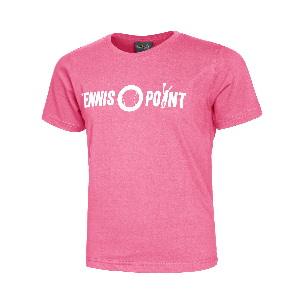 Tennis-Point Basic Cotton Koszulka Dzieci - różowy, biały