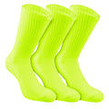Skarpety tenisowe Opakowanie 3 szt. Unisex - neonowy żółty,