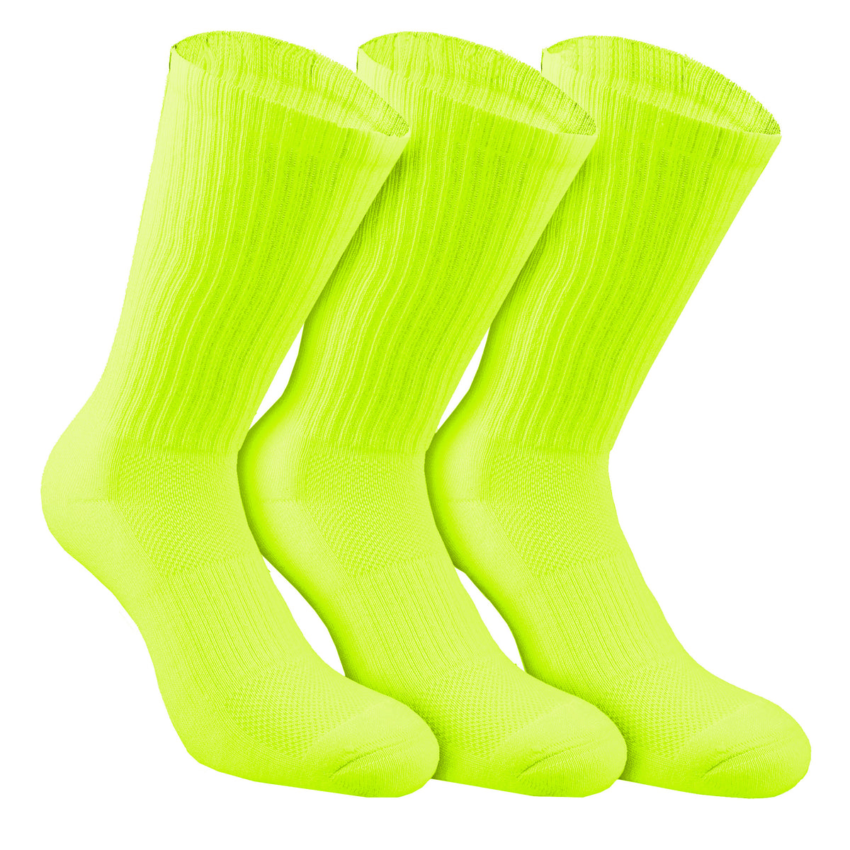 Tennis-Point Skarpety tenisowe Opakowanie 3 szt. Unisex - neonowy żółty,