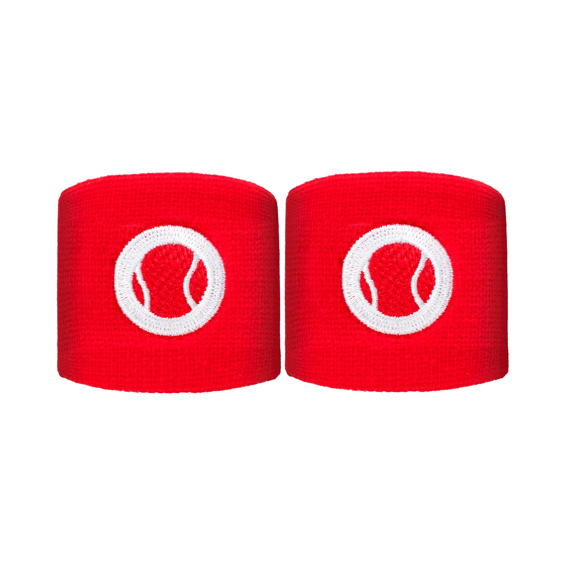 Tennis-Point Short Opaska przeciwpotna Opakowanie 2 szt. Unisex - czerwony,