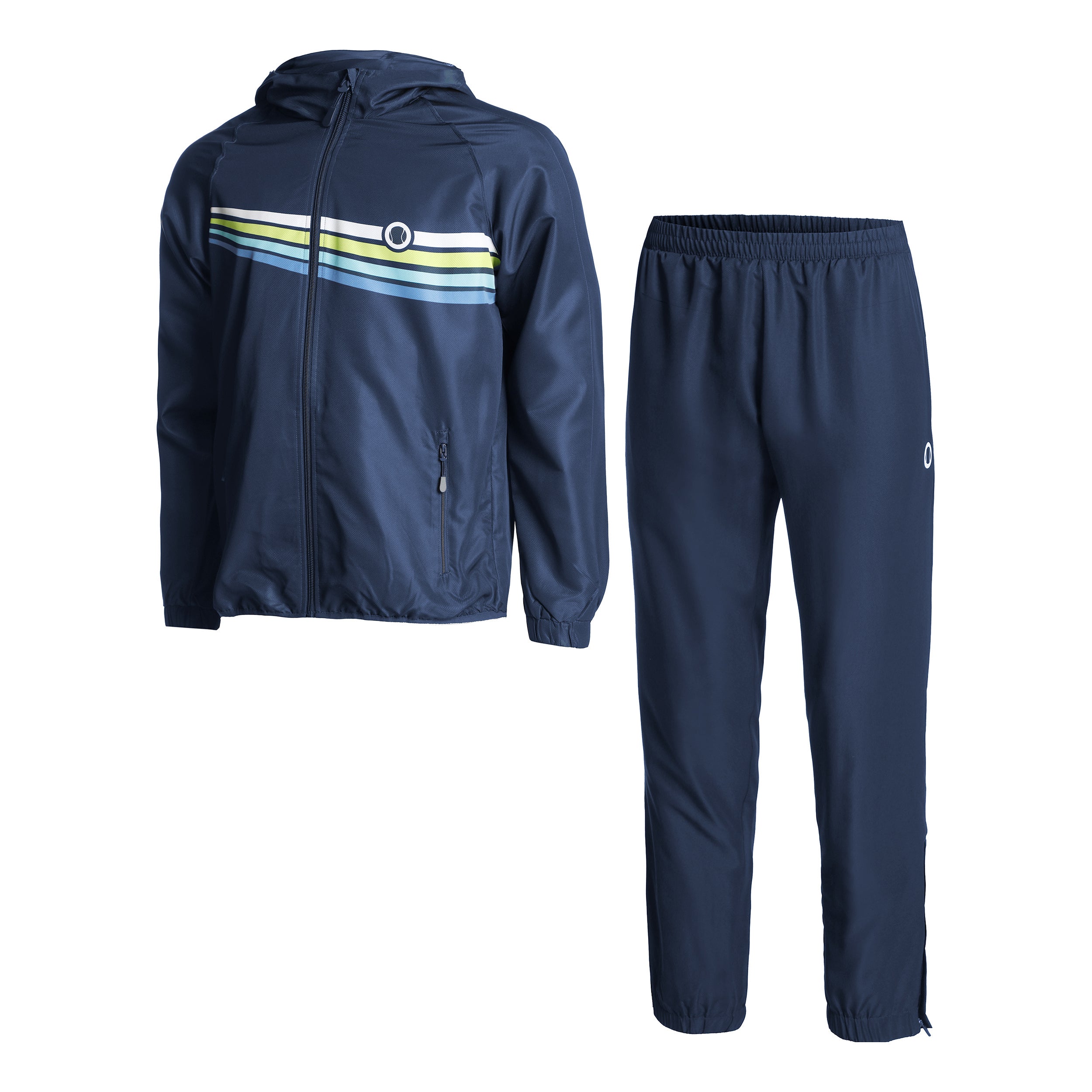 Tennis-Point Trainingsanzug Dres Mężczyźni - ciemnoniebieski, wielokolorowy