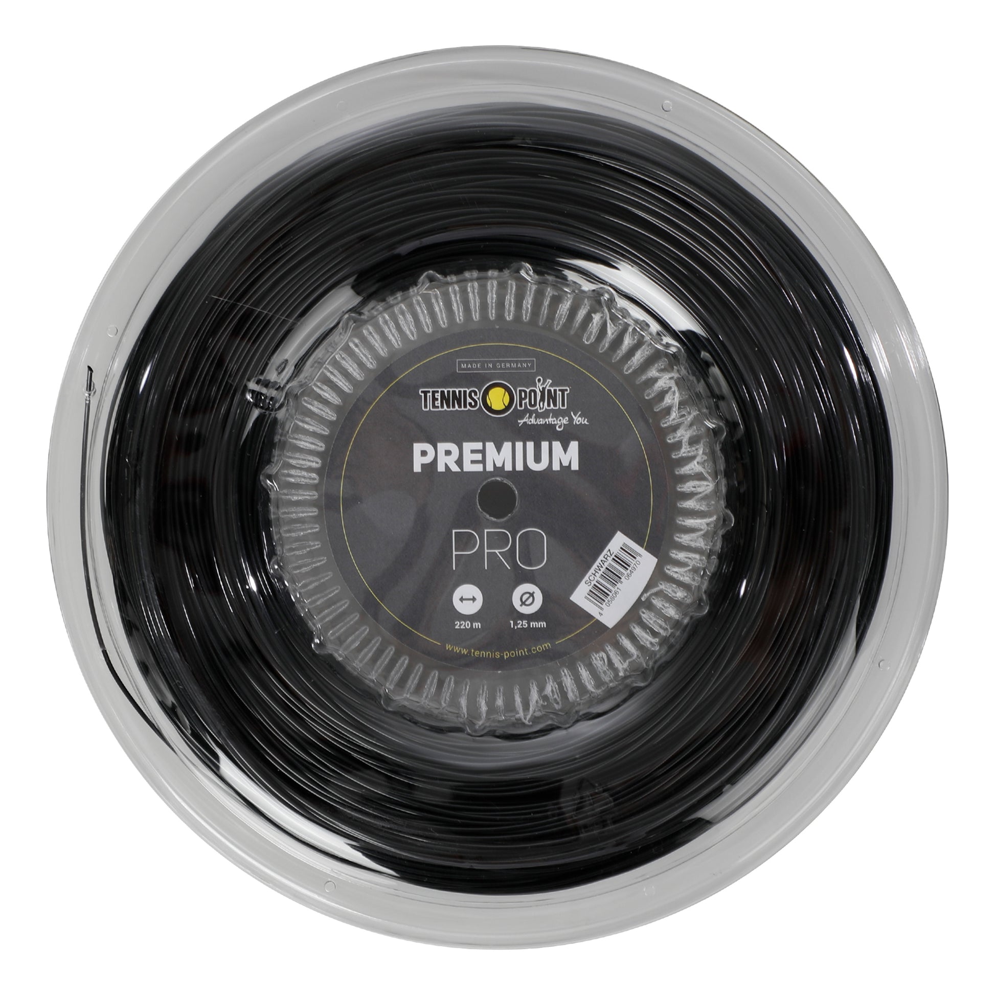 Tennis-Point Premium Pro Szpula do naciągów 220m - czarny