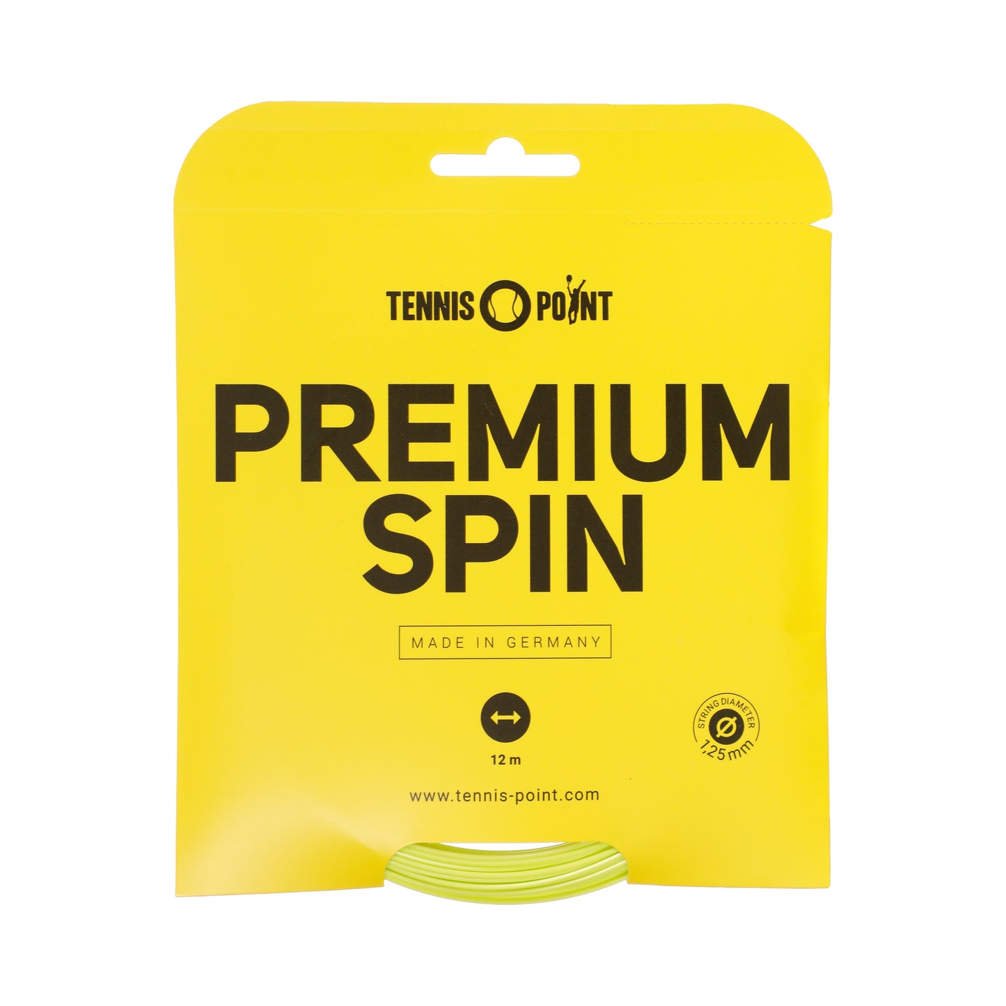 Tennis-Point Premium Spin Zestaw Naciągów 12m-Limonka