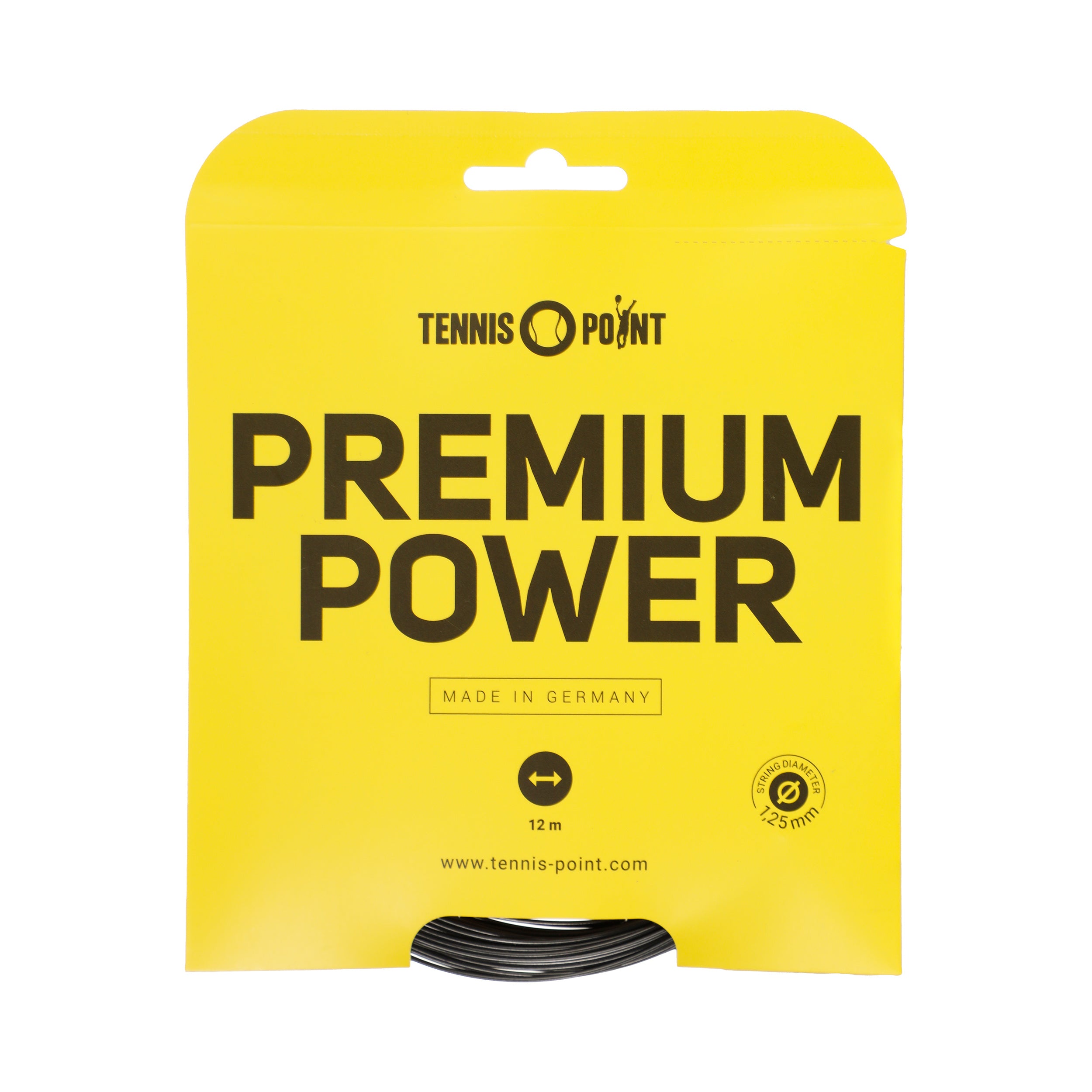 Tennis-Point Premium Power Zestaw Naciągów 12m-Czarny