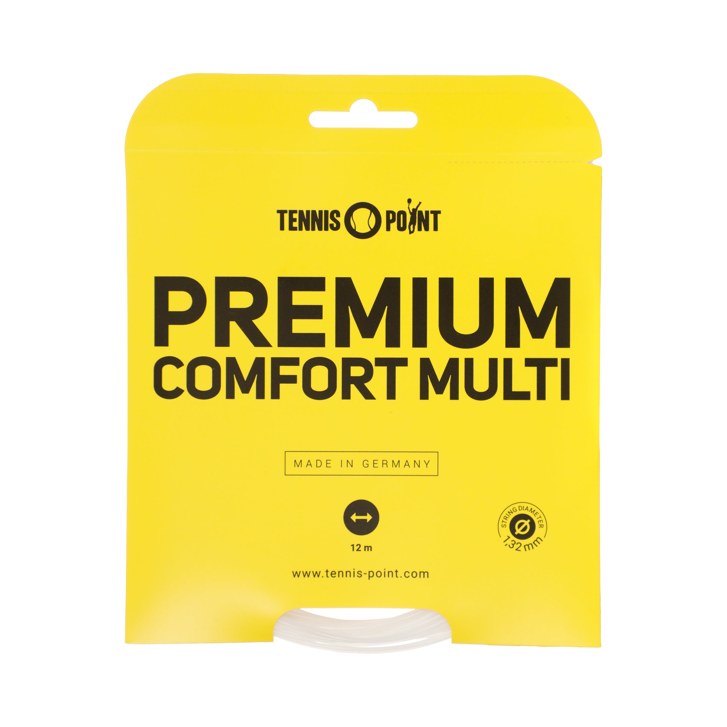 Tennis-Point Premium Comfort Multi Zestaw Naciągów 12m-Biały