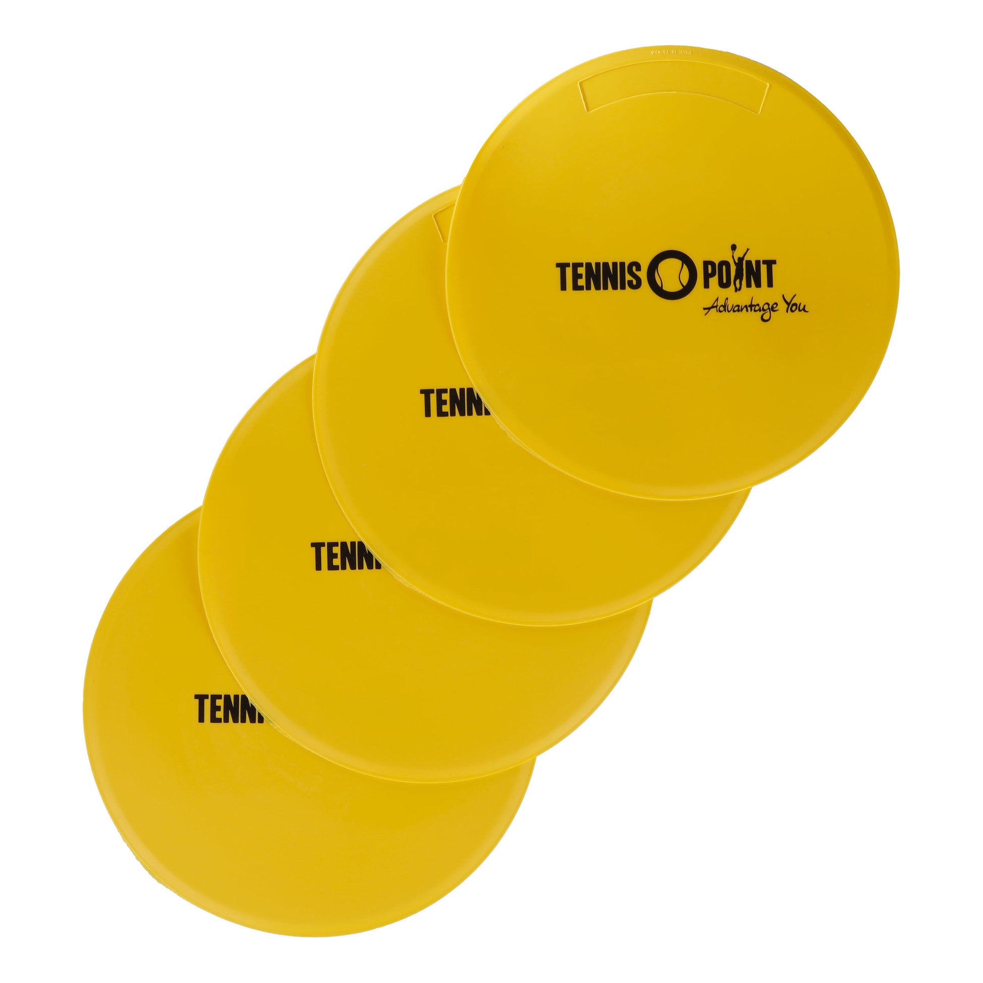 Tennis-Point 4er Pack OKRĘGI Do Oznaczania-Żółty,Czarny