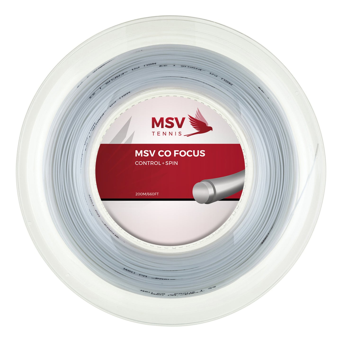 MSV Co.-Focus Szpula Do Naciągów 200m-Szary