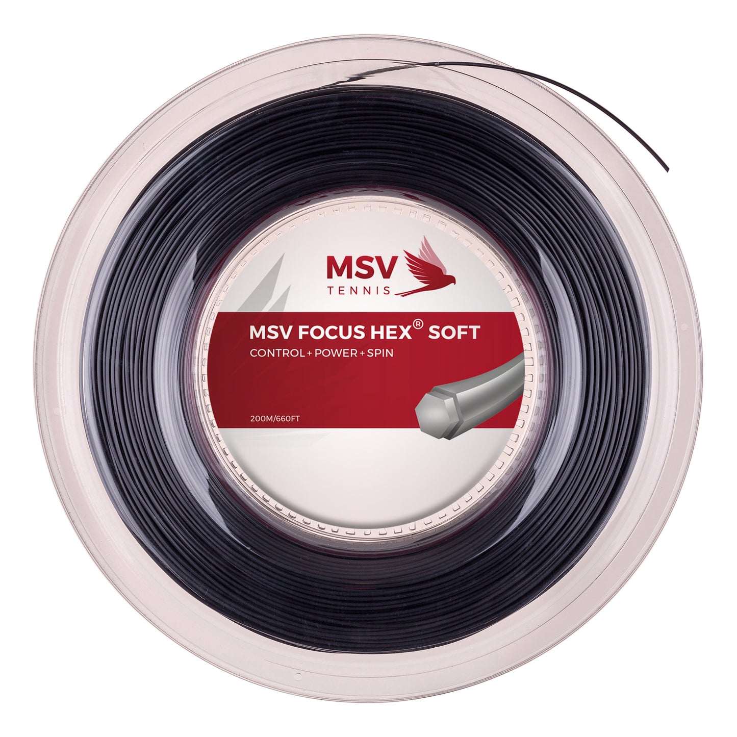 MSV Focus-HEX Soft Szpula Do Naciągów 200m-Czarny