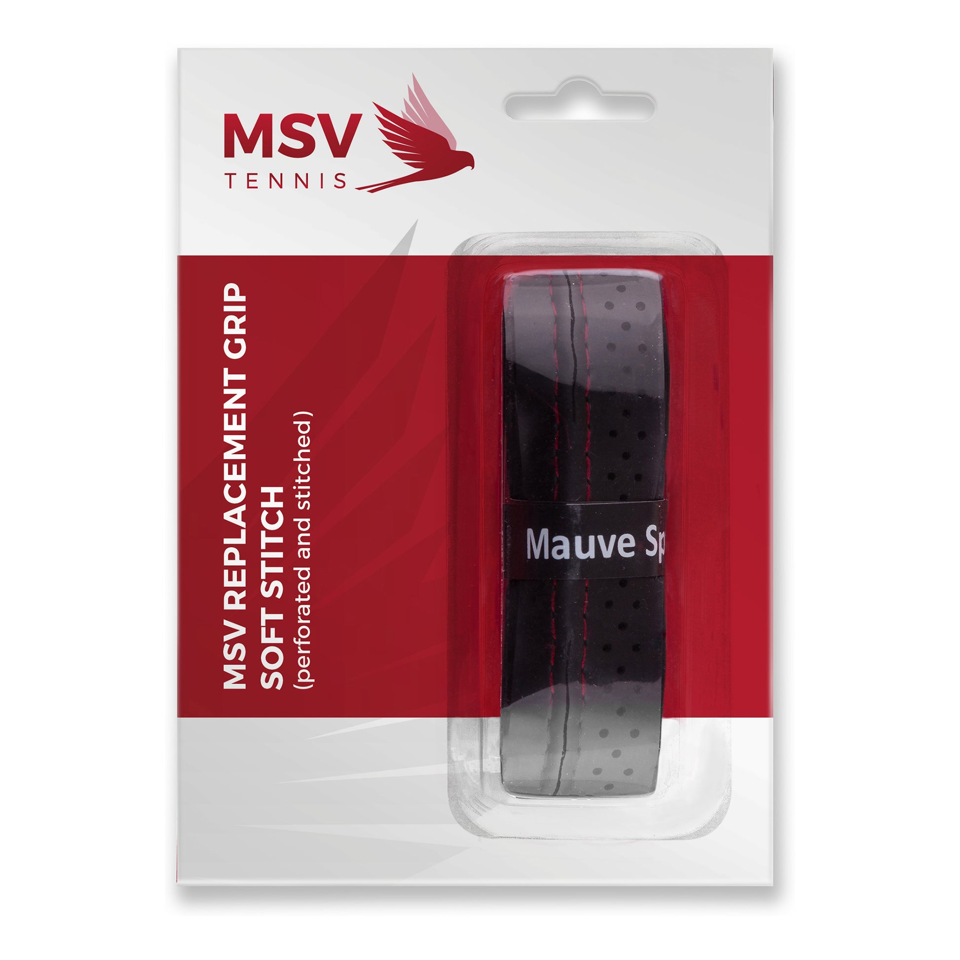 MSV Basic Grip Soft-Stich Perforated And Stitched Opakowanie 1 Szt.-Czarny