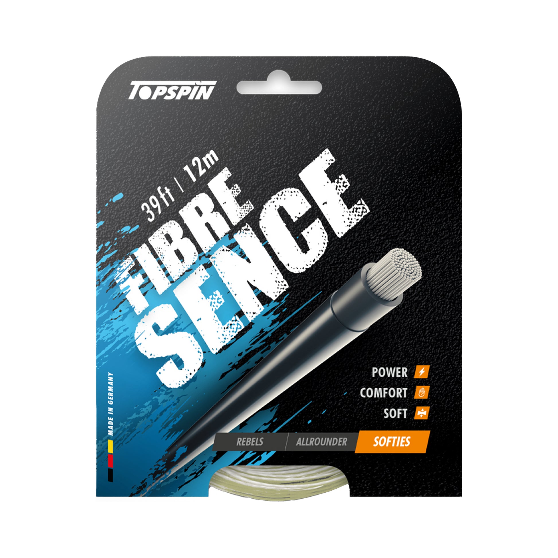 Topspin Fibre Sence 12m Zestaw Naciągów-Nude