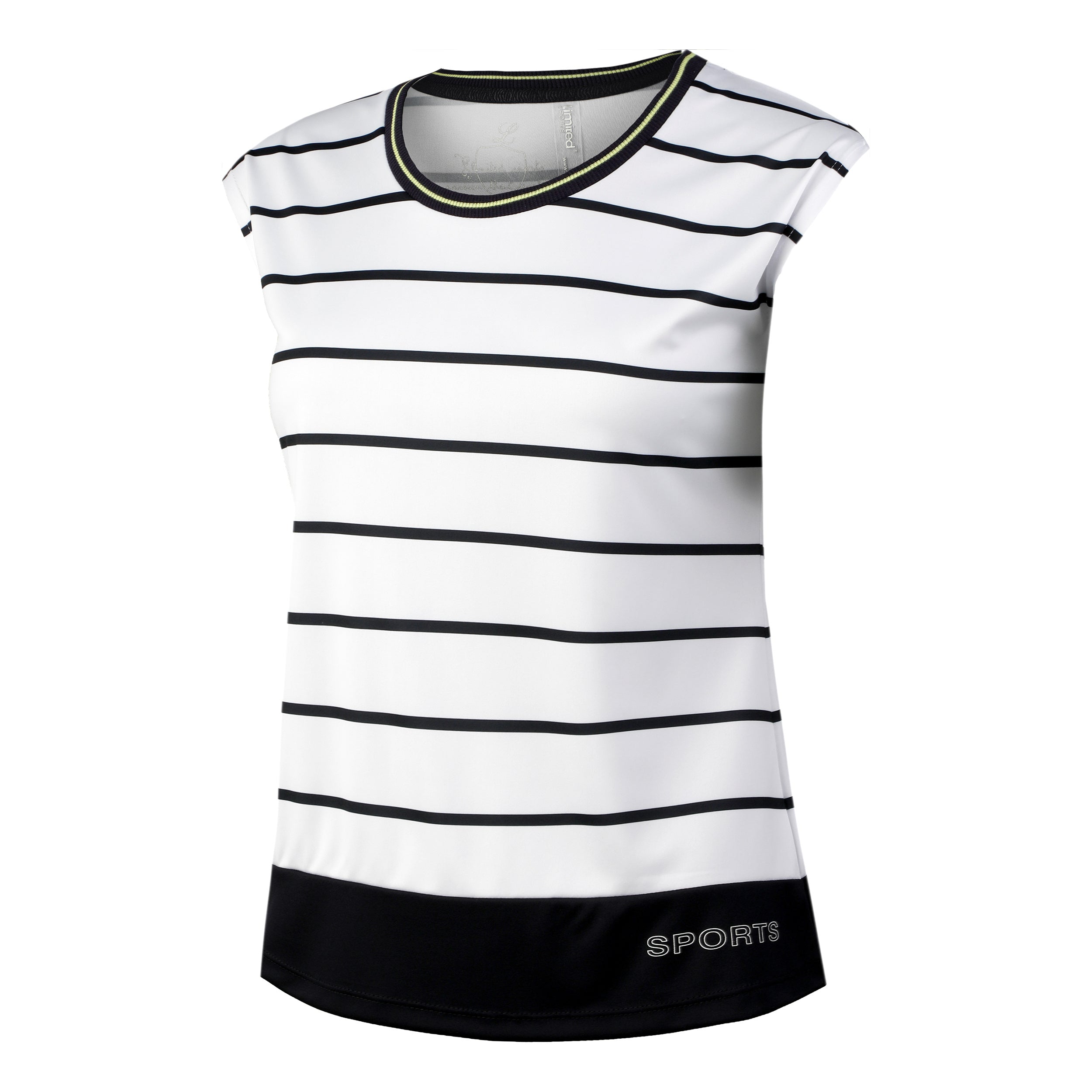 Limited Sports Capsleeve Sports Koszulka Kobiety - biały, niebieski