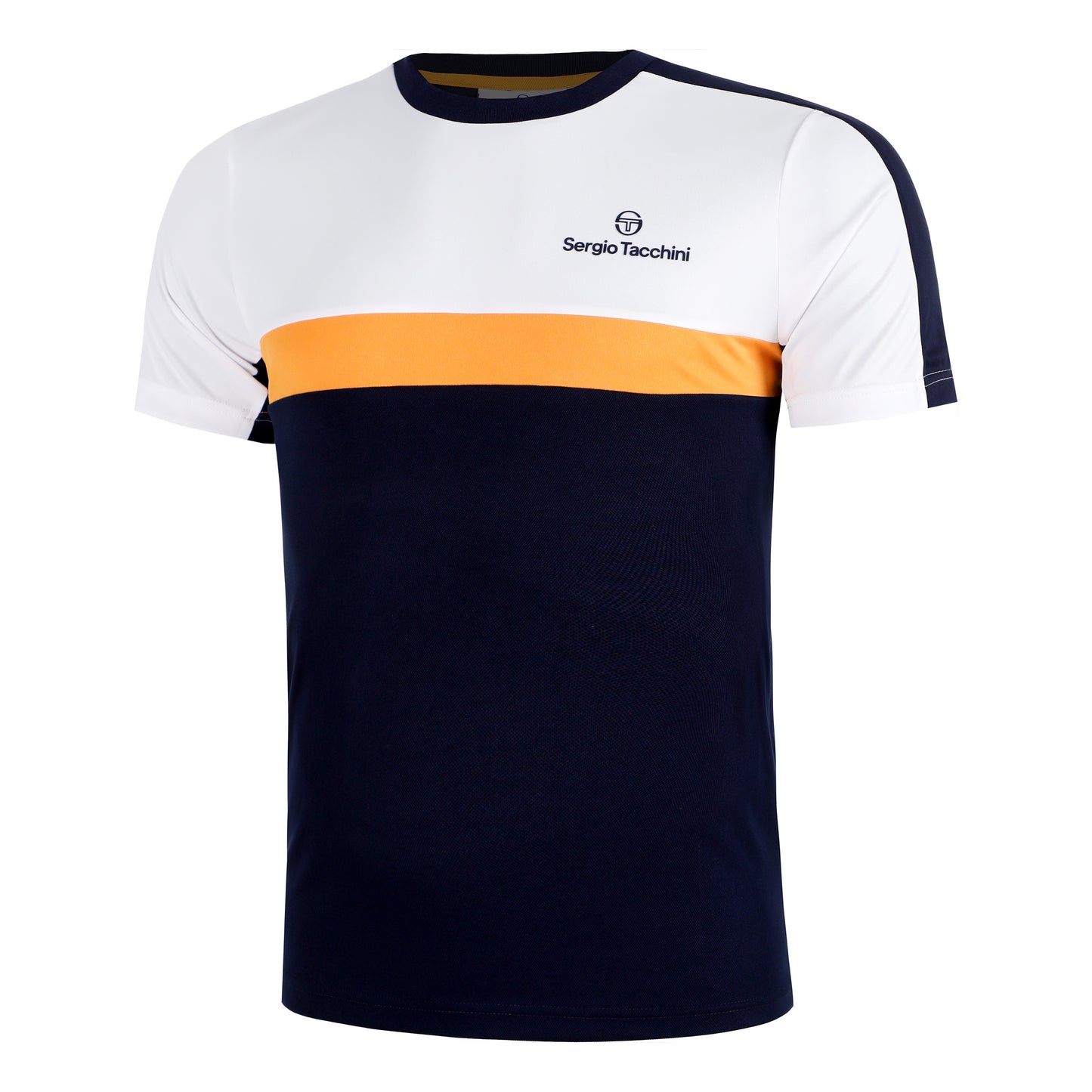 Sergio Tacchini Alata Koszulka Mężczyźni - ciemnoniebieski, morela